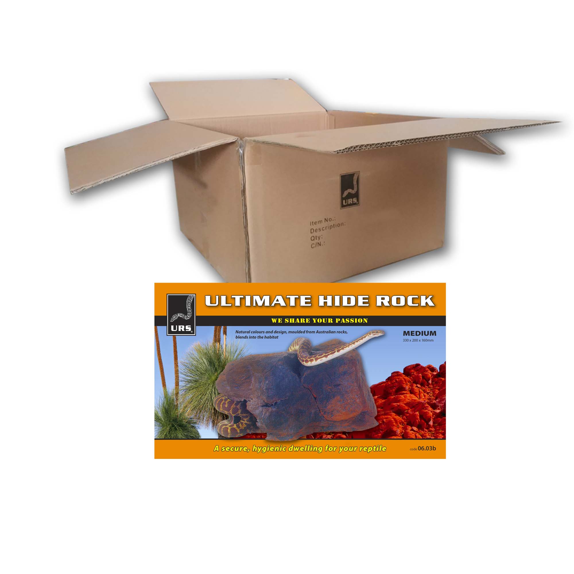 06.03b Ultimate Hide Rock (Box of 6) Medium