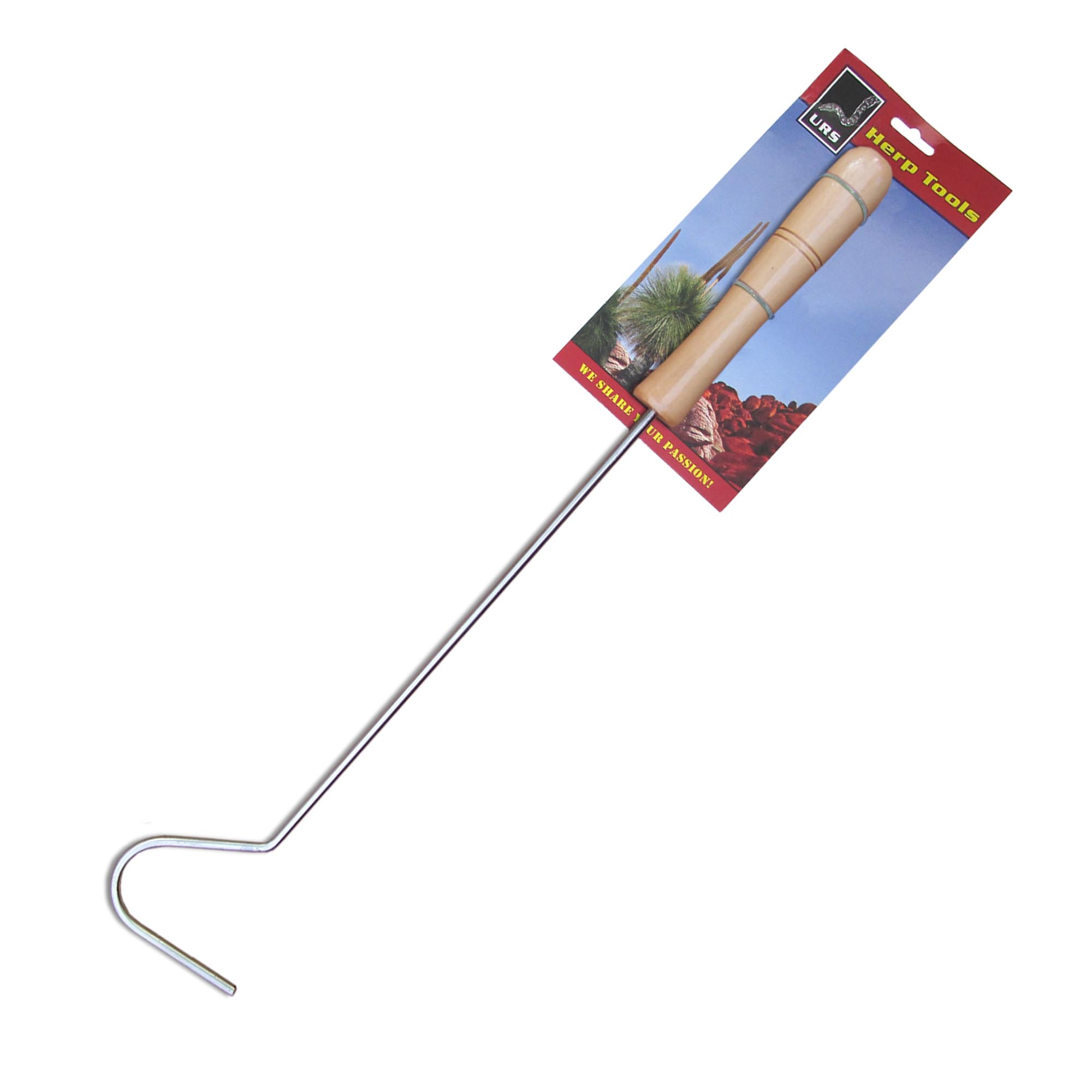11.03d Snake Hook - Wooden Handle