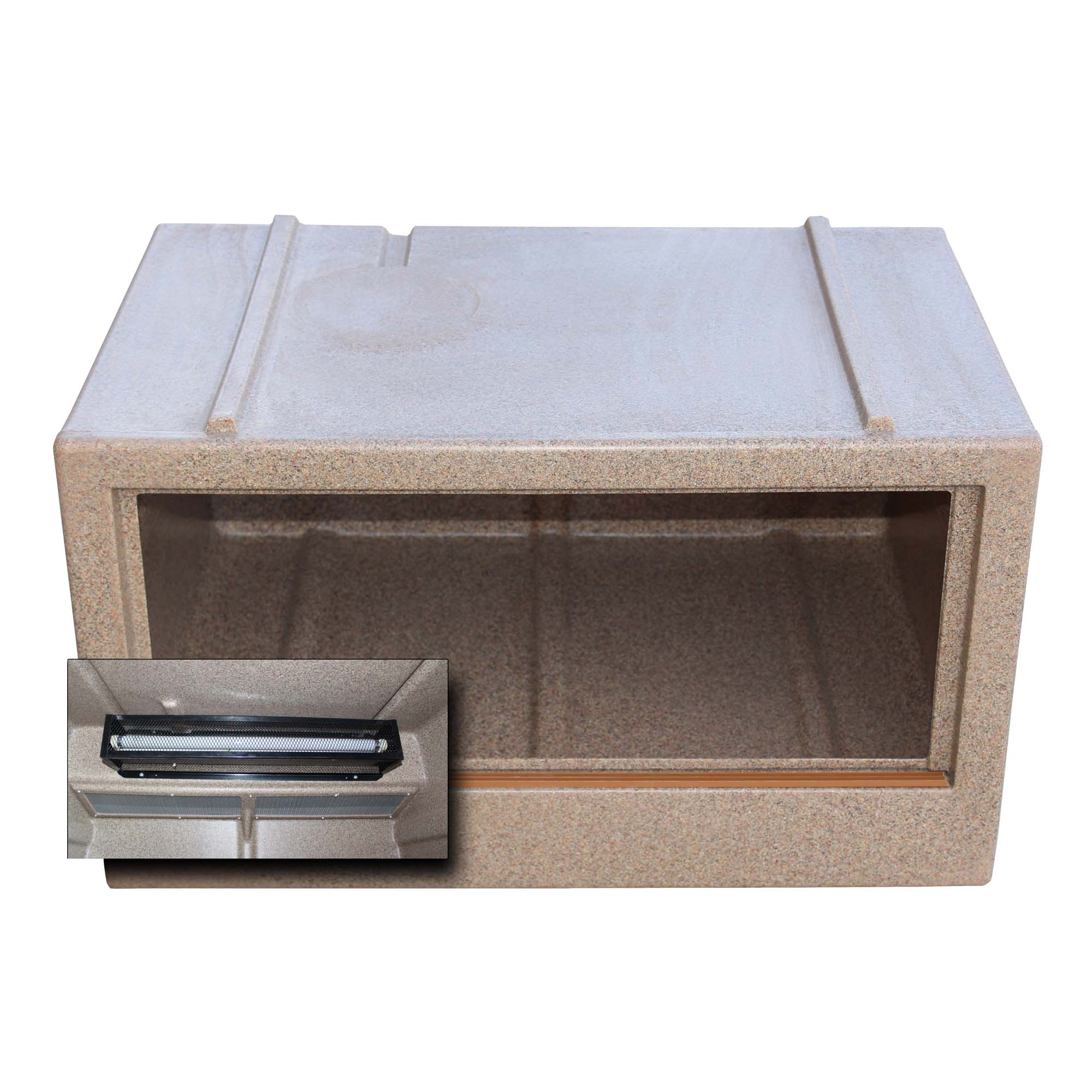 02.07aL Deluxe Medium URS Vivarium Standstone Light Pkg (NO DOME)