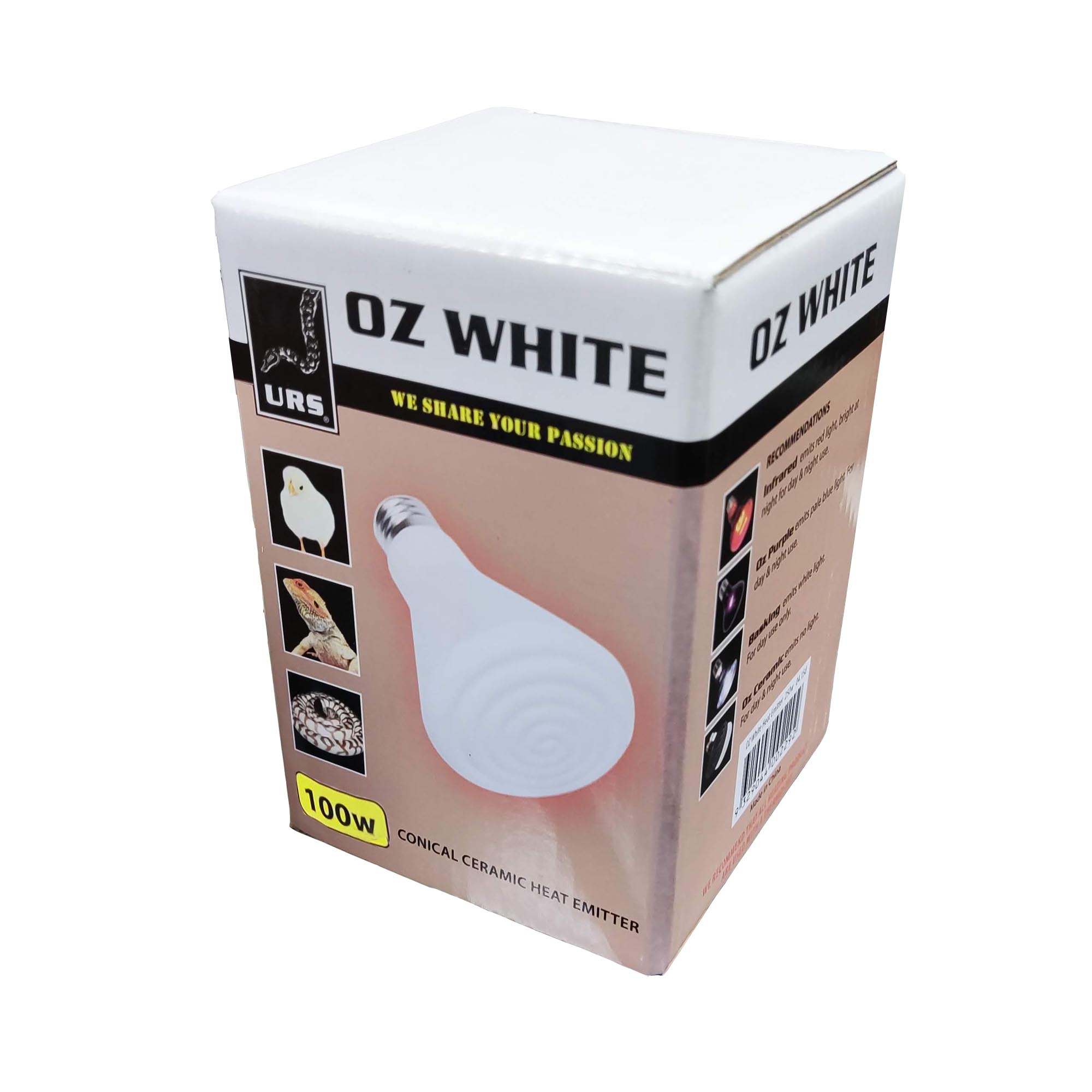 04.09a Ceramic Oz White 100w