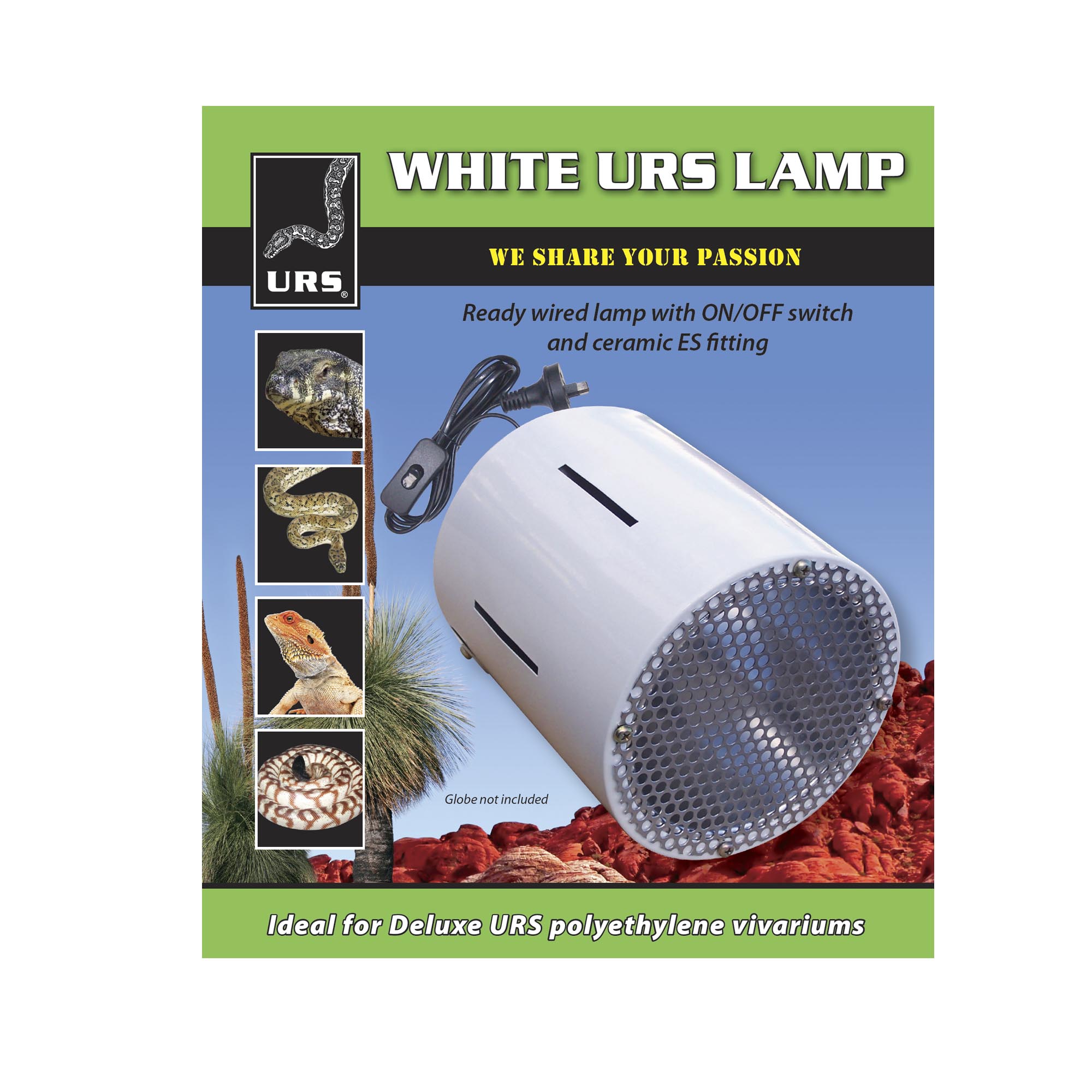 04.16 URS Vivarium Lamp - White