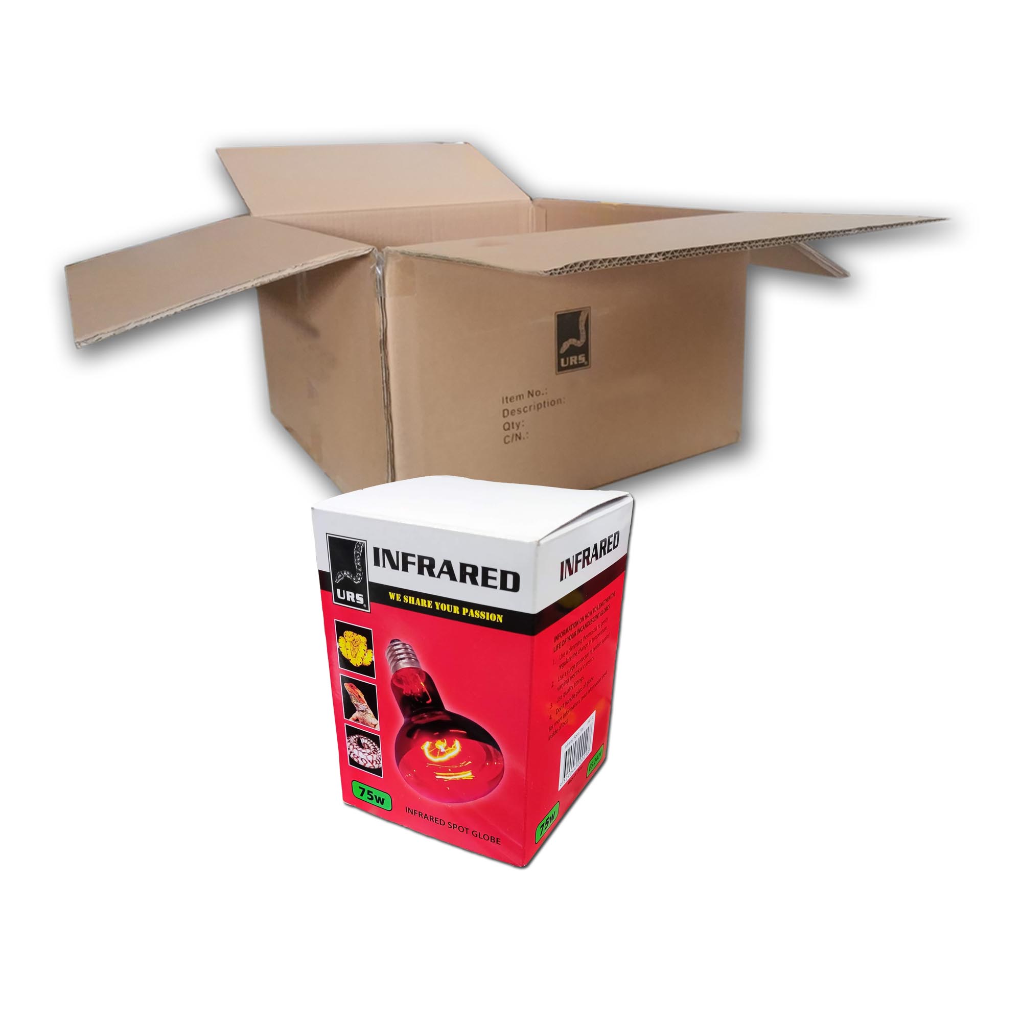 04.17c Globe Infrared (Box of 50) 75w