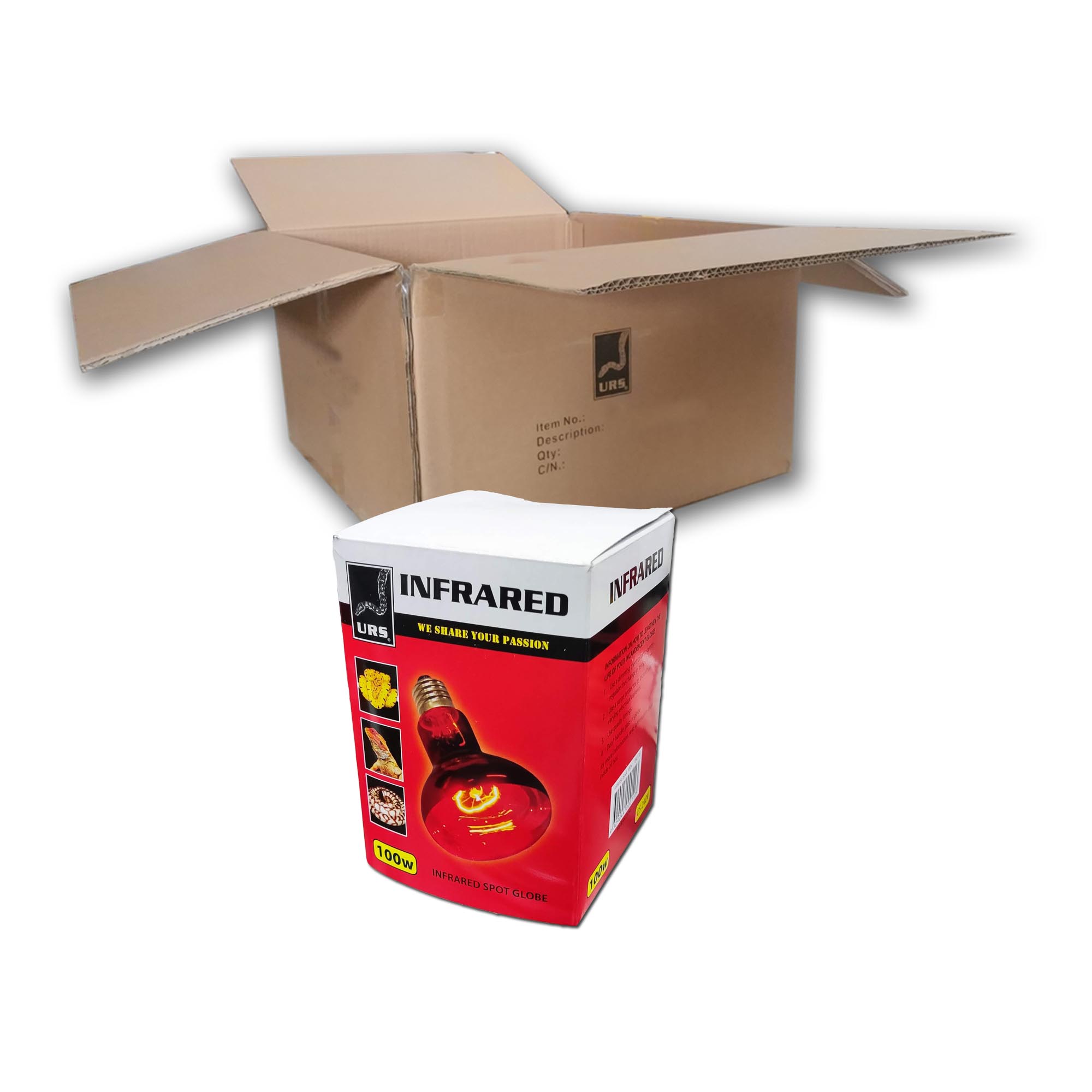 04.17d Globe Infrared (Box of 50) 100w