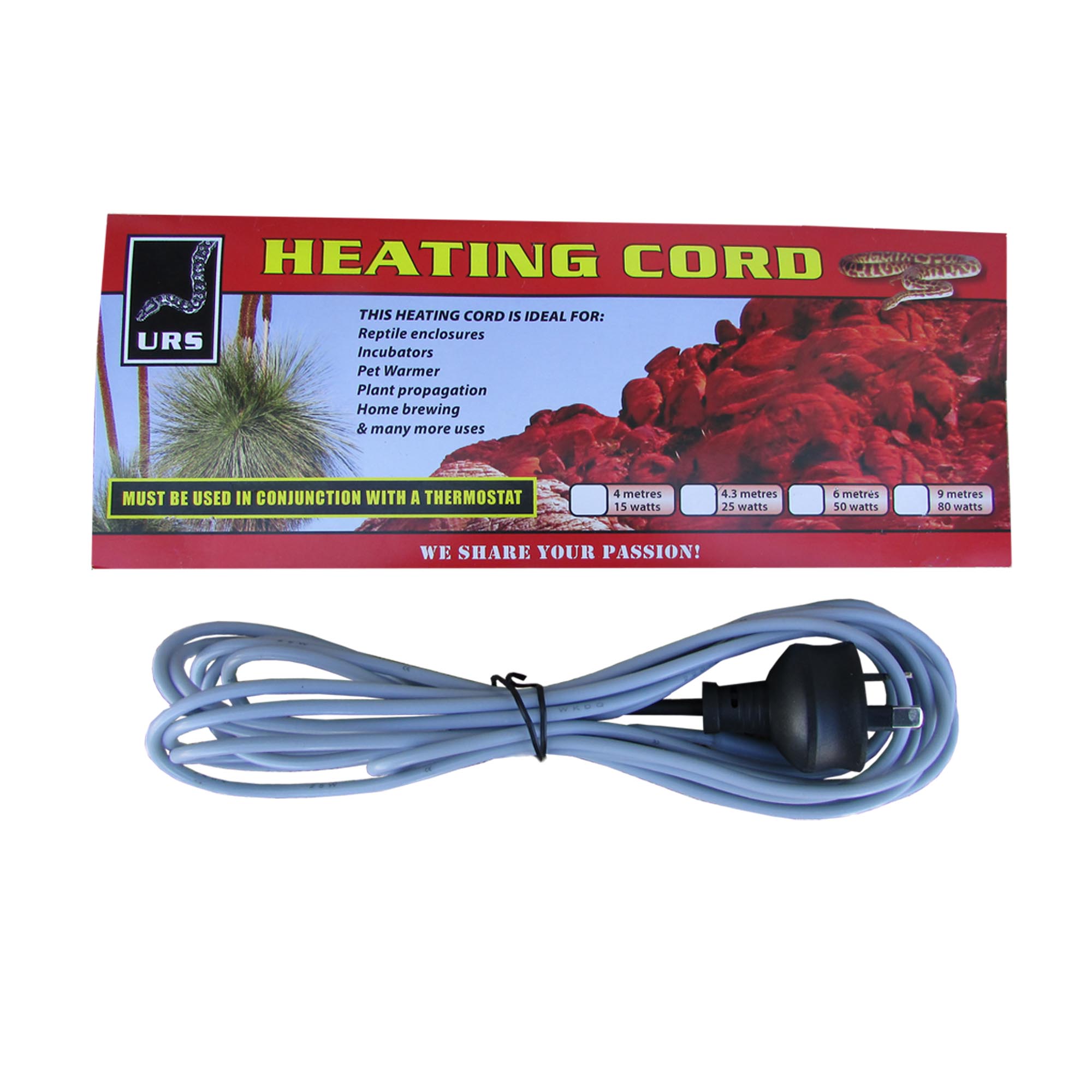 04.19a Ultimate Heat Cord 4m - 15W