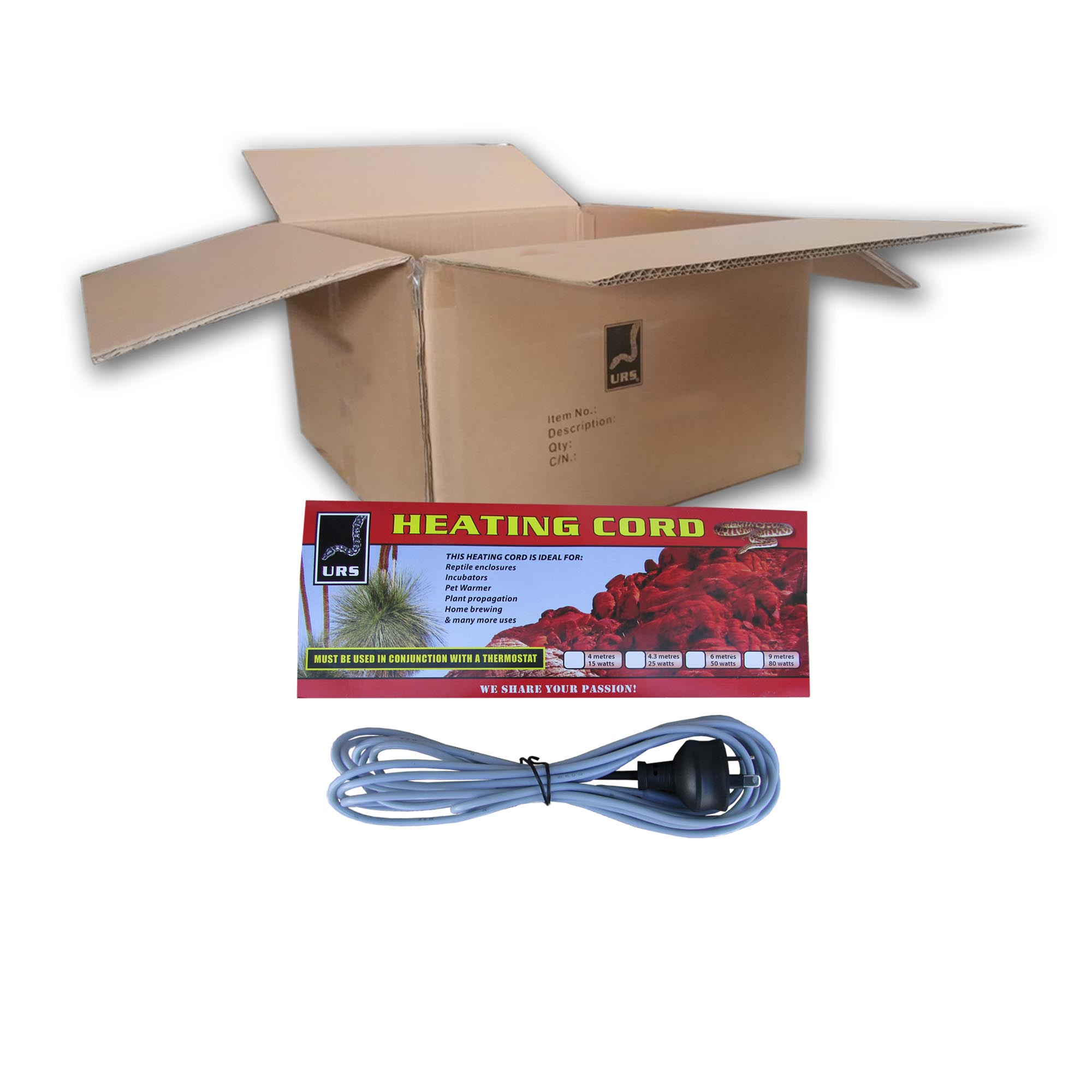 04.19d Ultimate Heat Cord 9m - 80w (BOX 50)