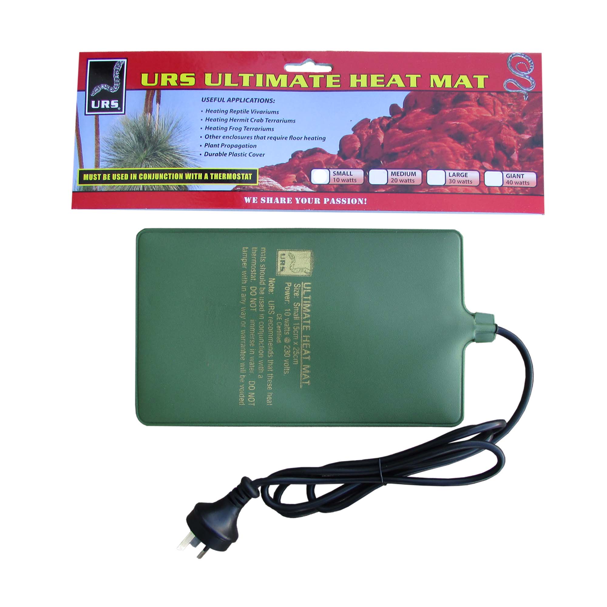 04.34a Ultimate Heat Mat Small 10w