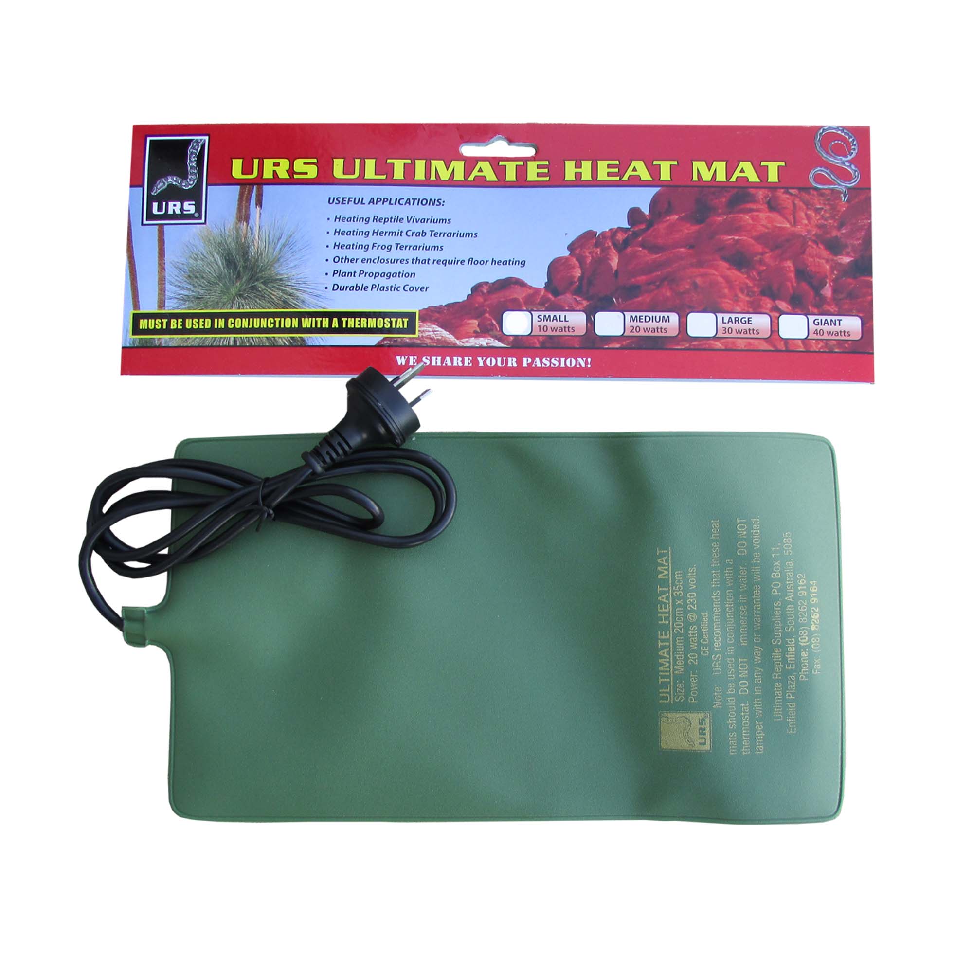 04.34b Ultimate Heat Mat Medium 20w