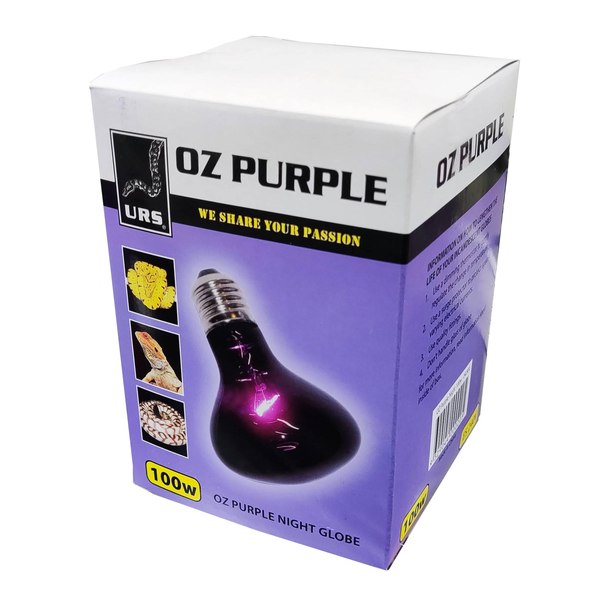 04.80d Globe Sm Oz Purple 100watt