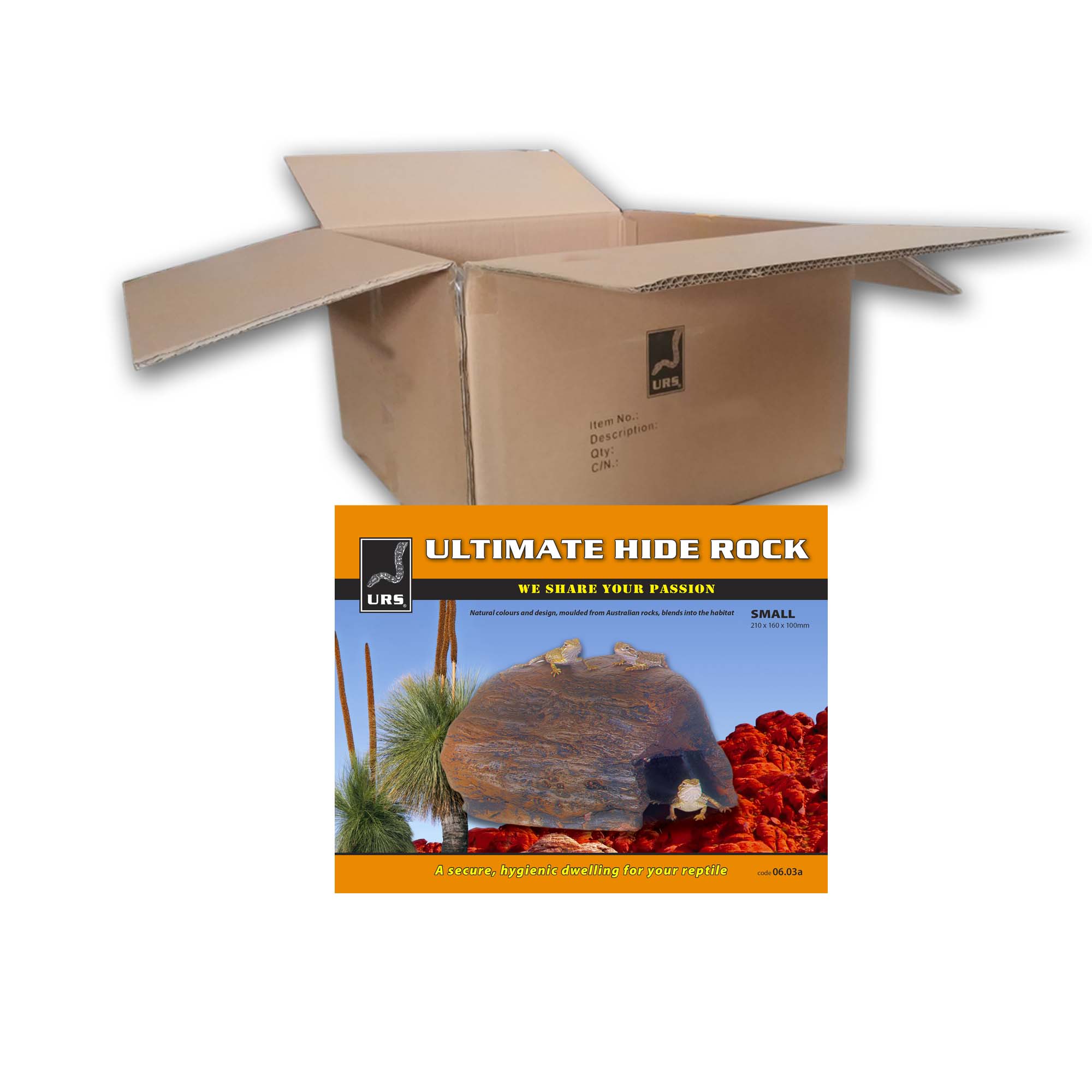 06.03a Ultimate Hide Rock (Box of 12) Small
