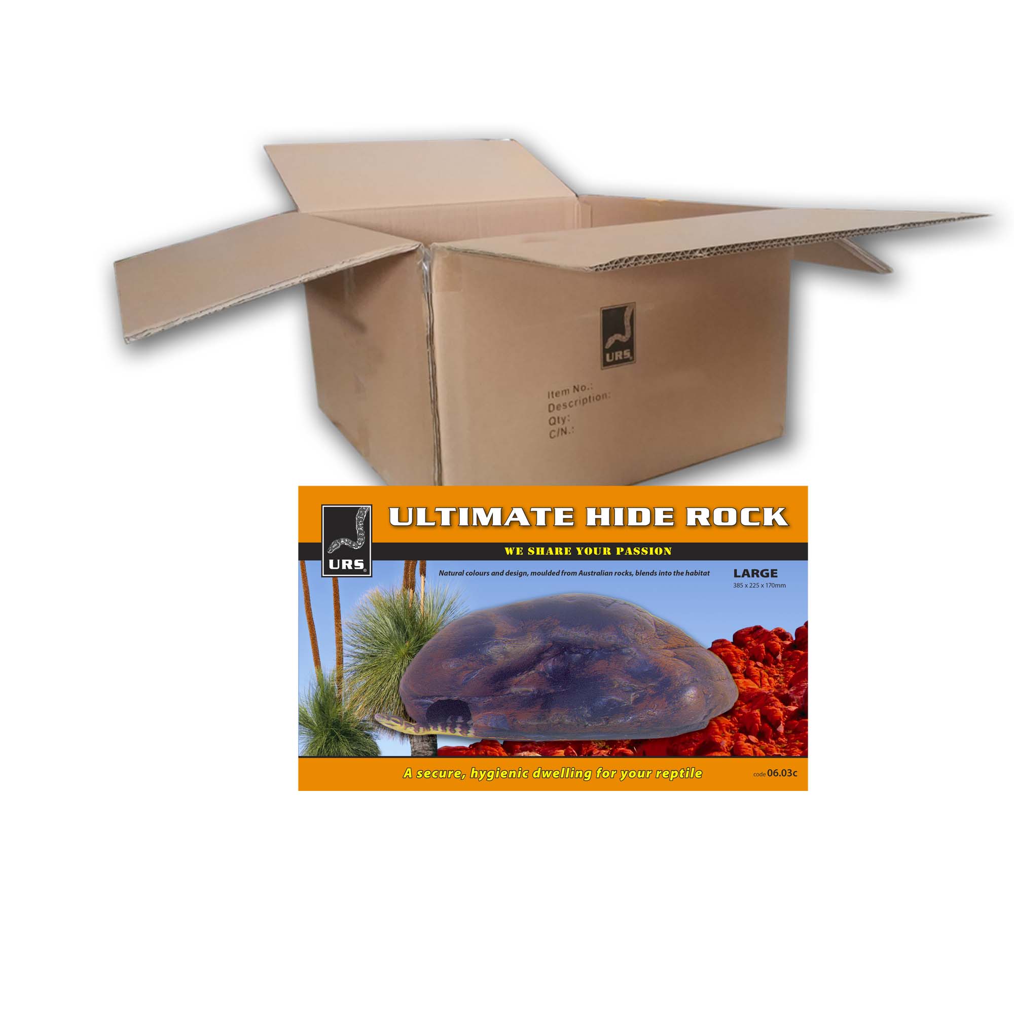 06.03c Ultimate Hide Rock (Box of 4) Large