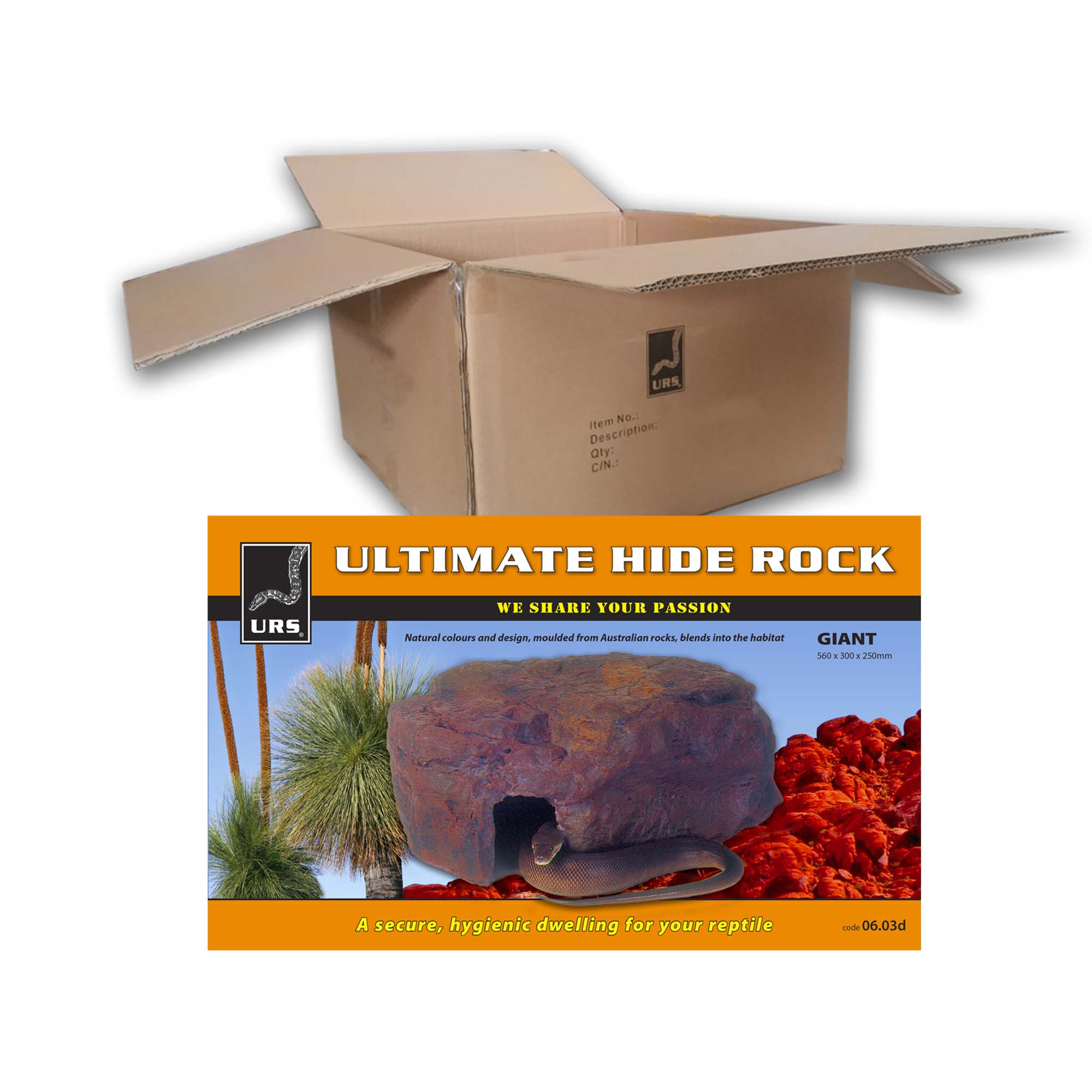 06.03d Ultimate Hide Rock - Giant (BOX of 2)