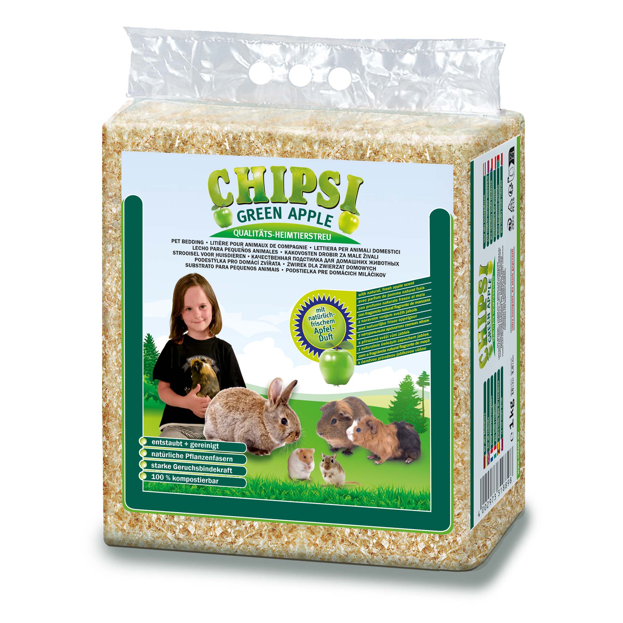 07.13a Chipsi Green Apple - 1kg NEW PACKAGING