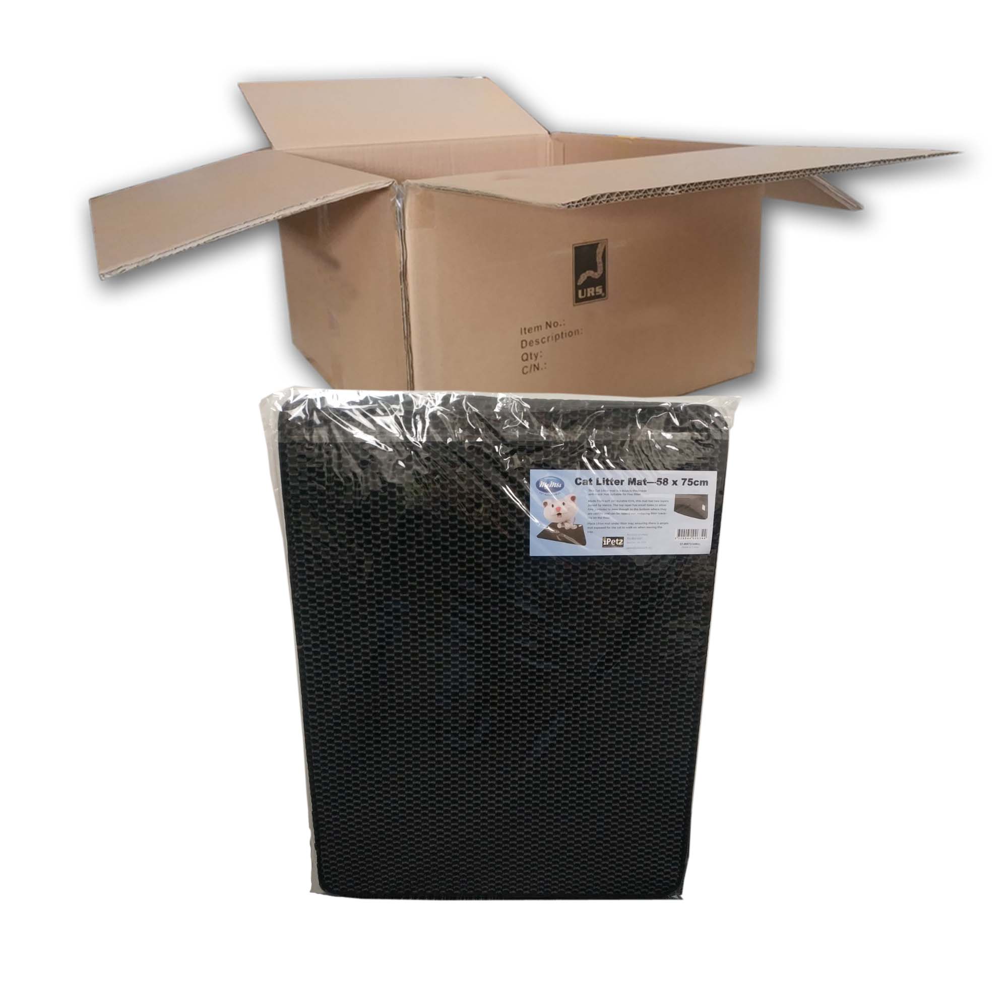 07.MAT111001L iPetz Cat Litter Mat 58 x 75cm (BOX 25)
