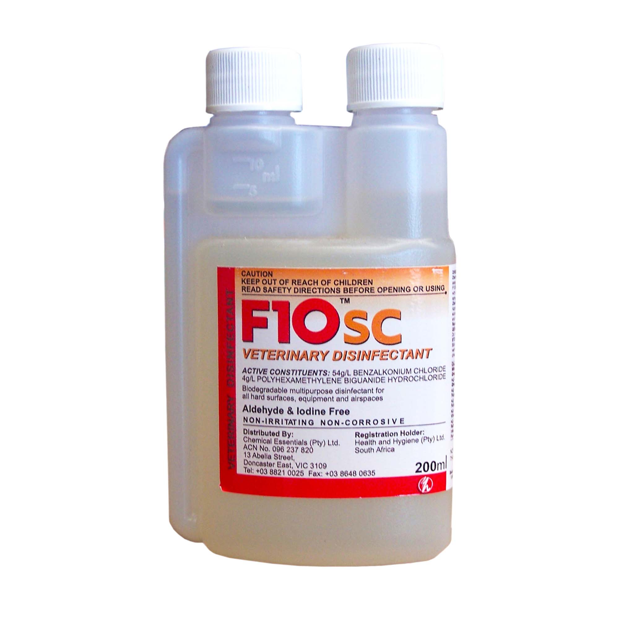 08.11 F10SC Vet Disinfectant Cleaner- 200ml