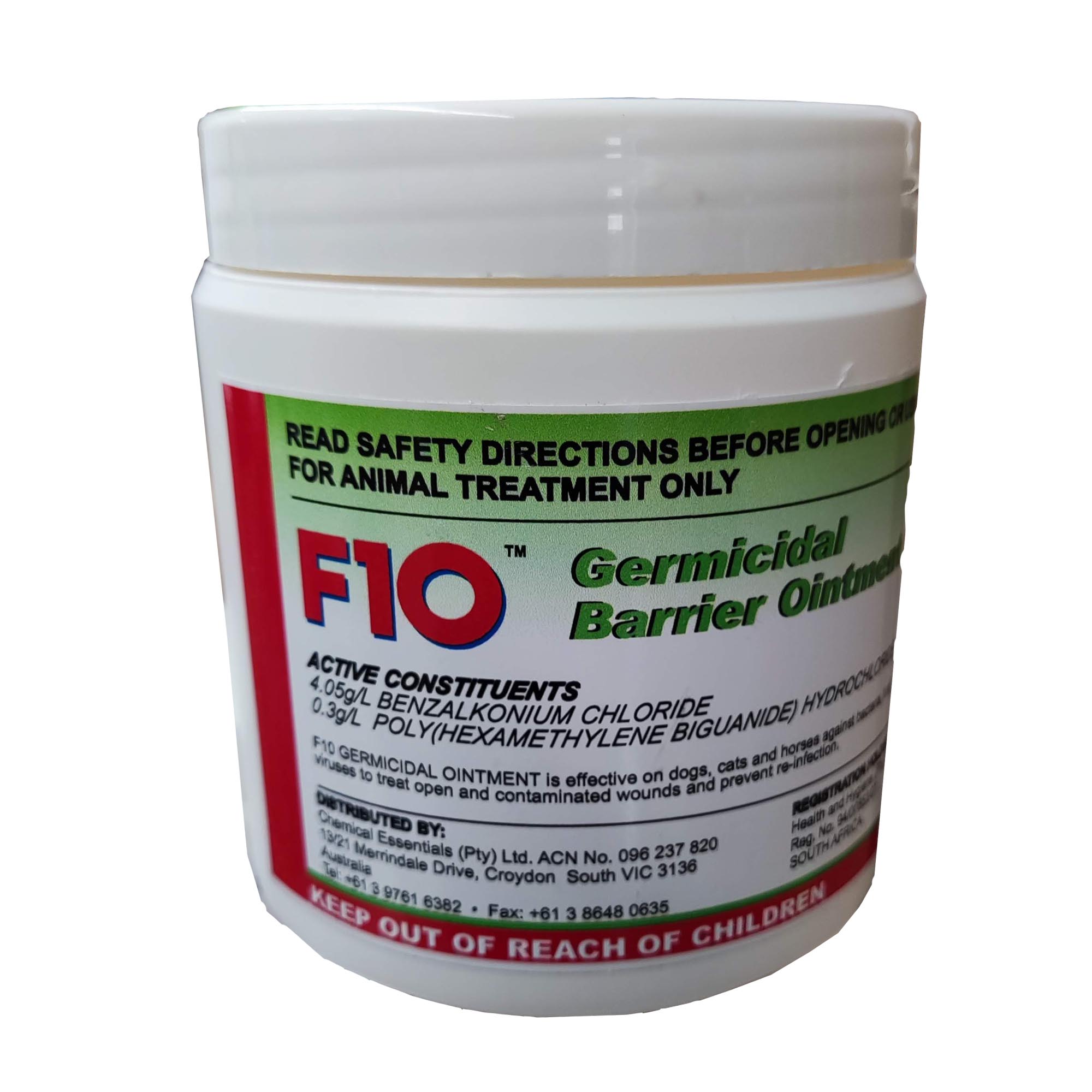08.14a F10 Germicidal Barrier Ointment 500g