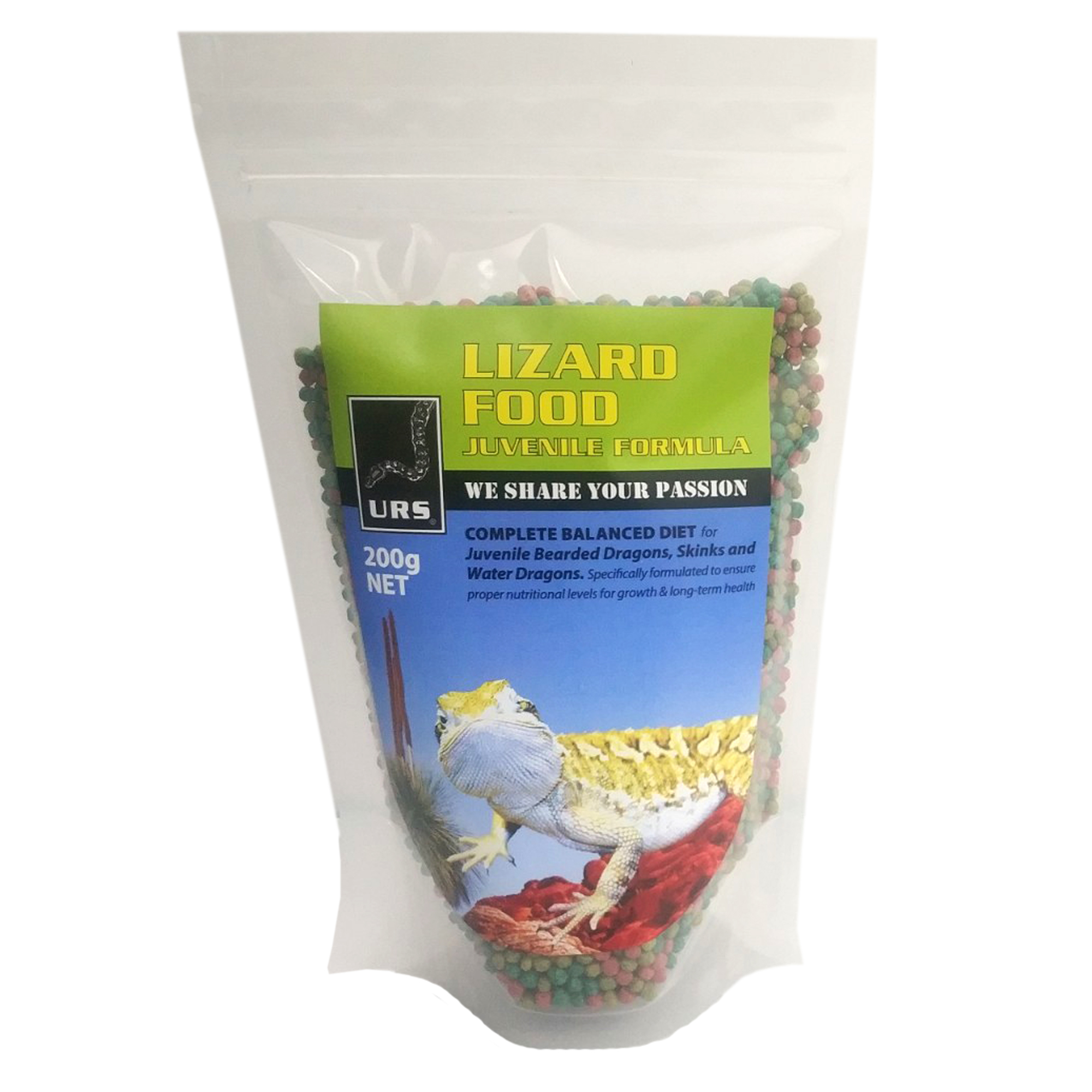 10.04j URS Lizard Food - Juvenile 200g