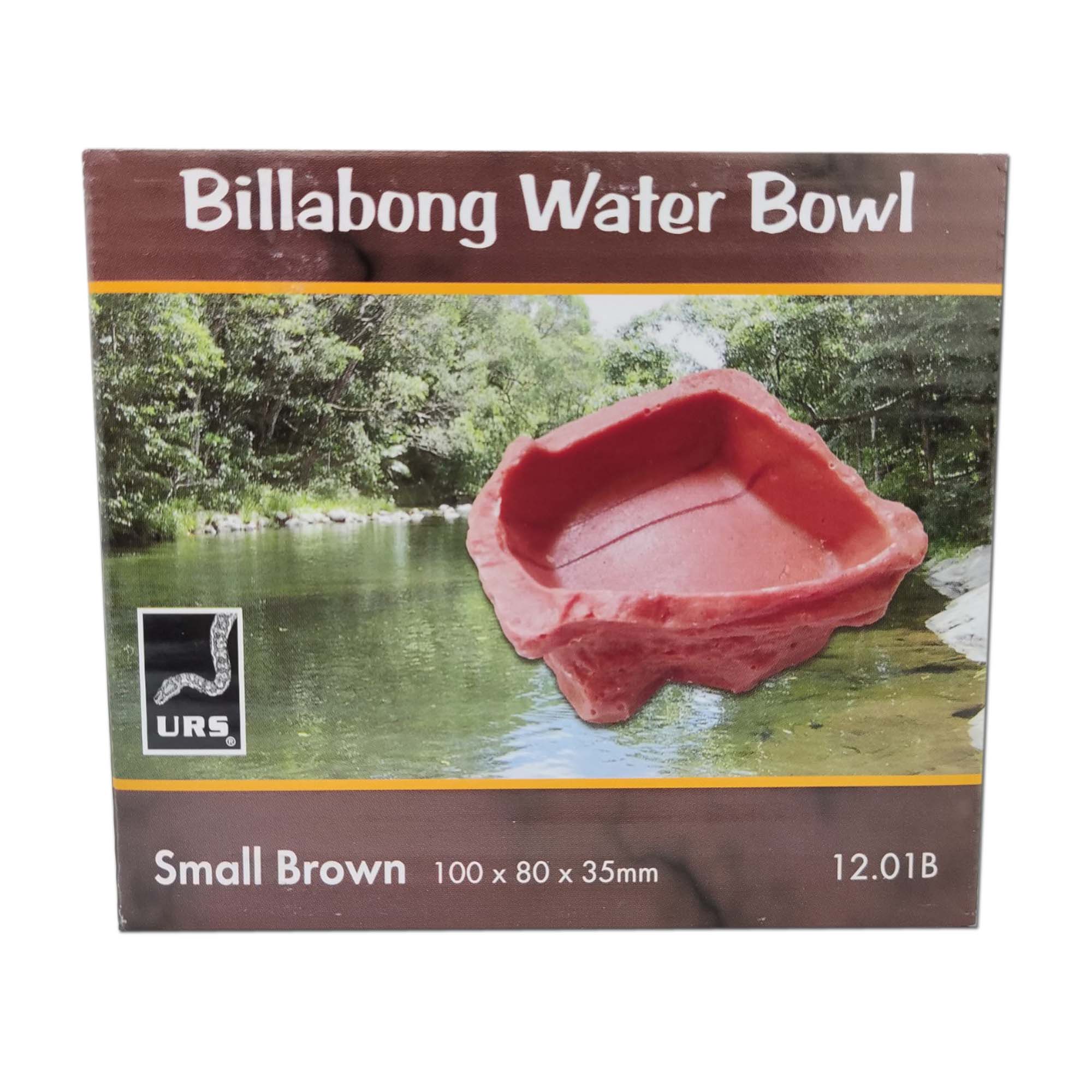 12.01B Billabong Water Bowl - Sm Brown