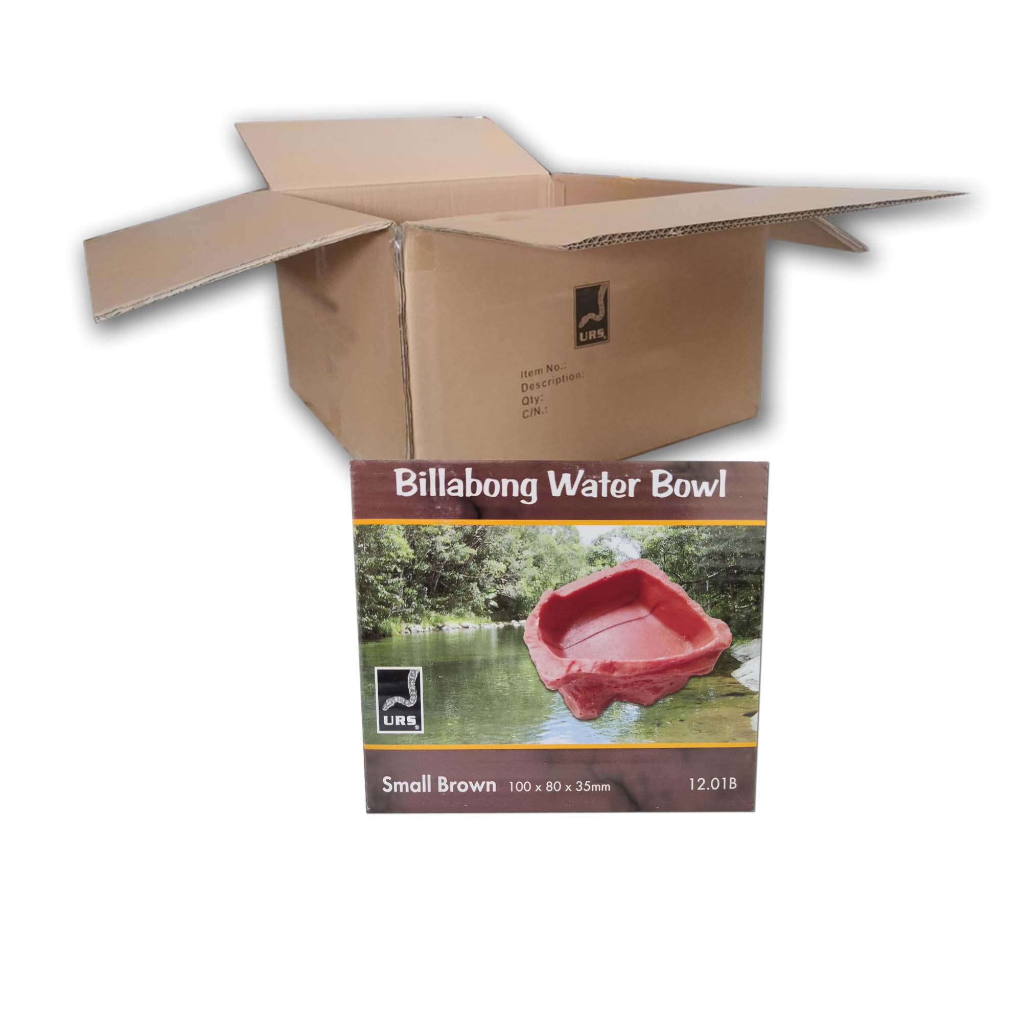 12.01B Billabong Water Bowl - Sm Brown (BOX of 20)