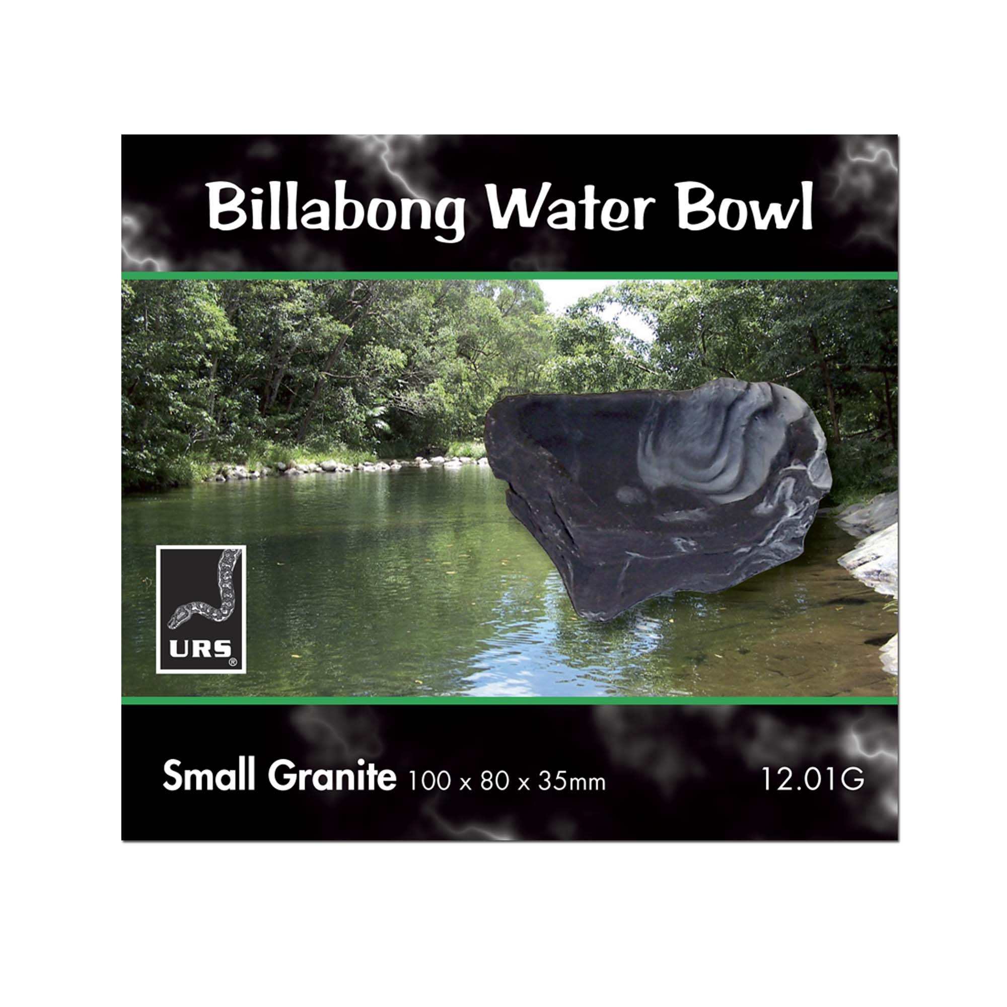 12.01G Billabong Water Bowl - Sm Granite