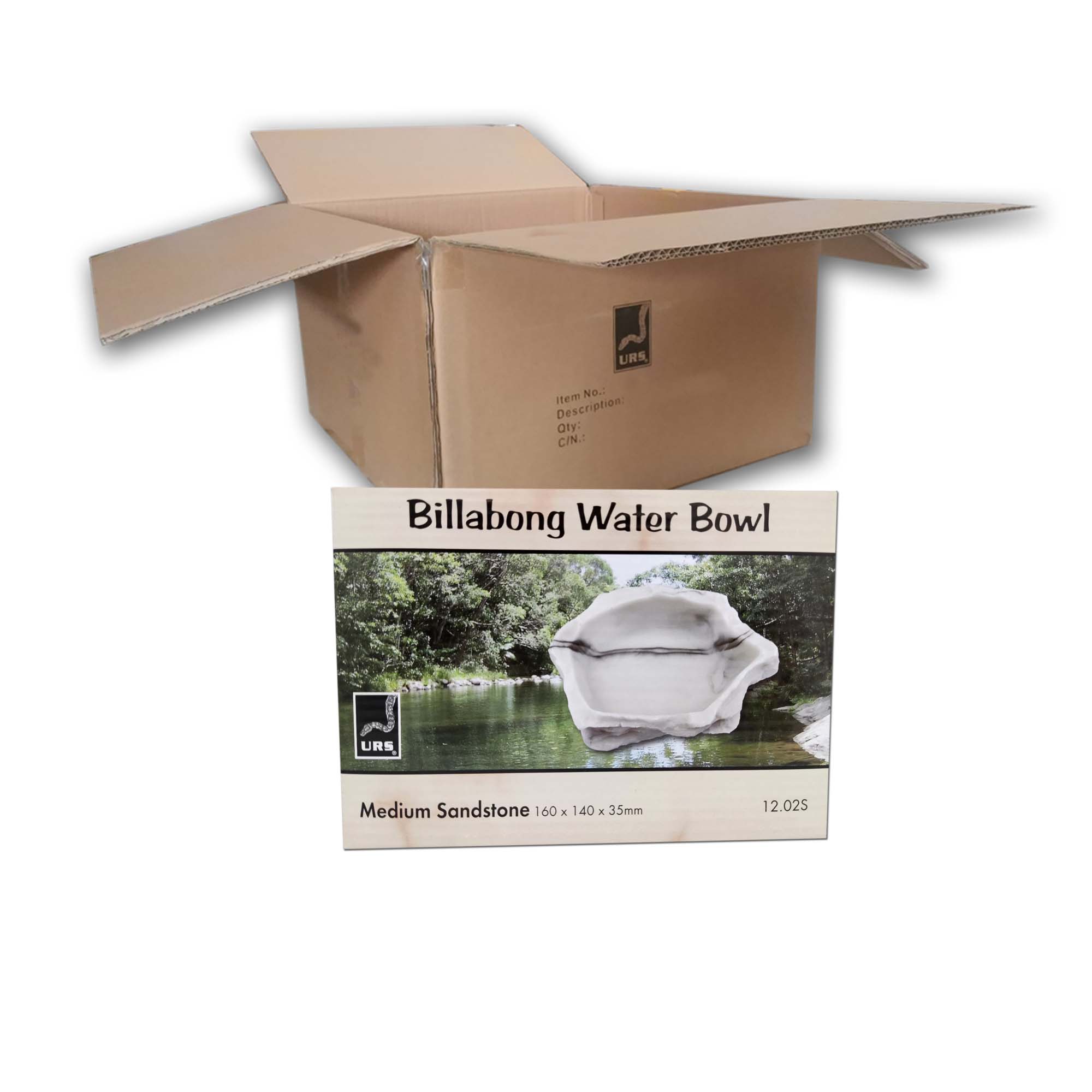 12.02S Billabong Water Bowl - Medium Sandstone (BOX of 20)