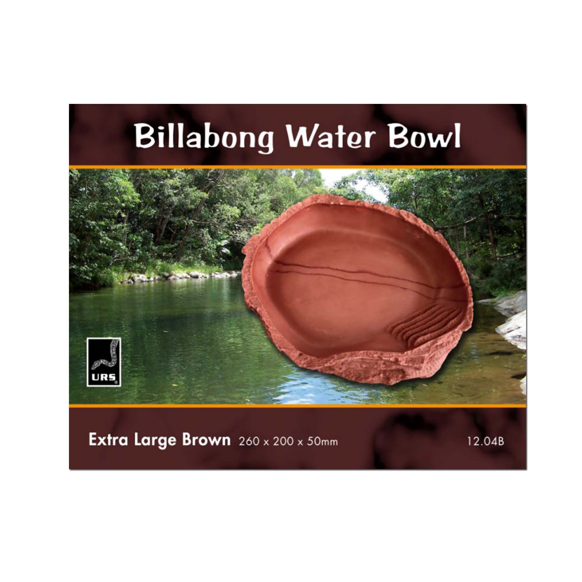 12.04B Billabong Water Bowl - Xlg Brown