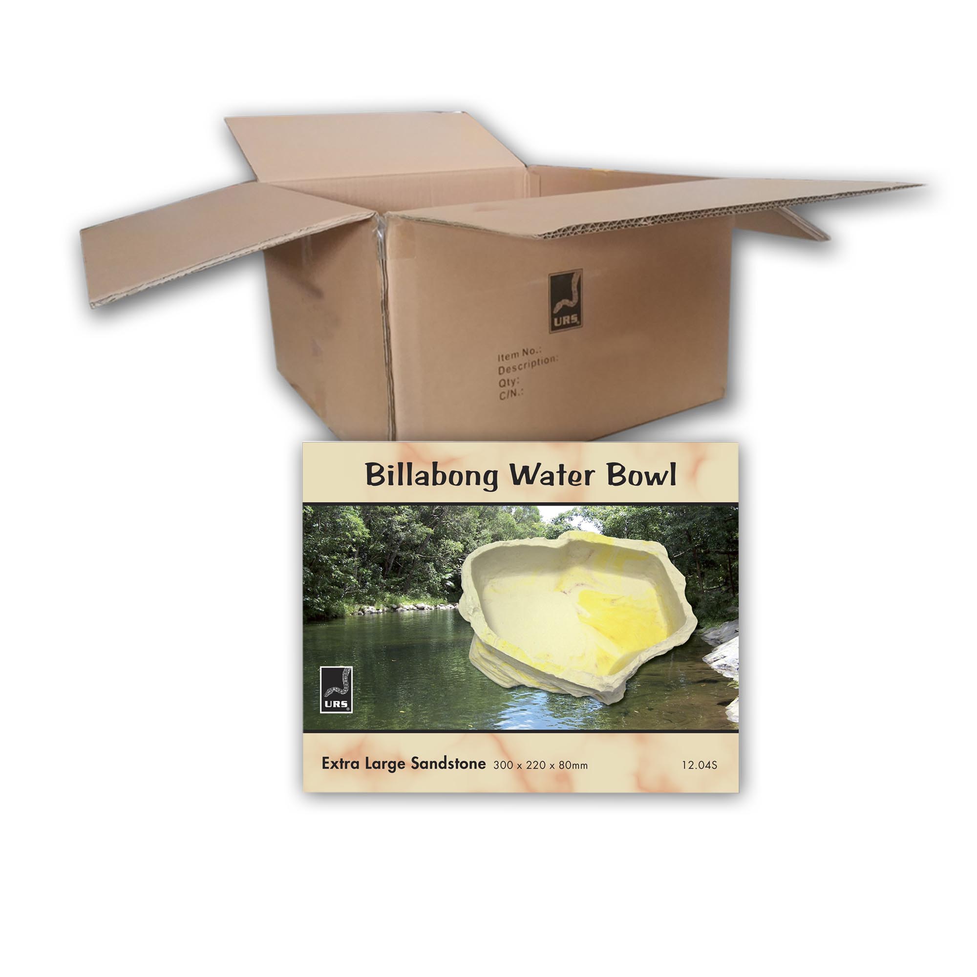 12.04S Billabong Water Bowl - Xlg Sandstone (BOX of 10)