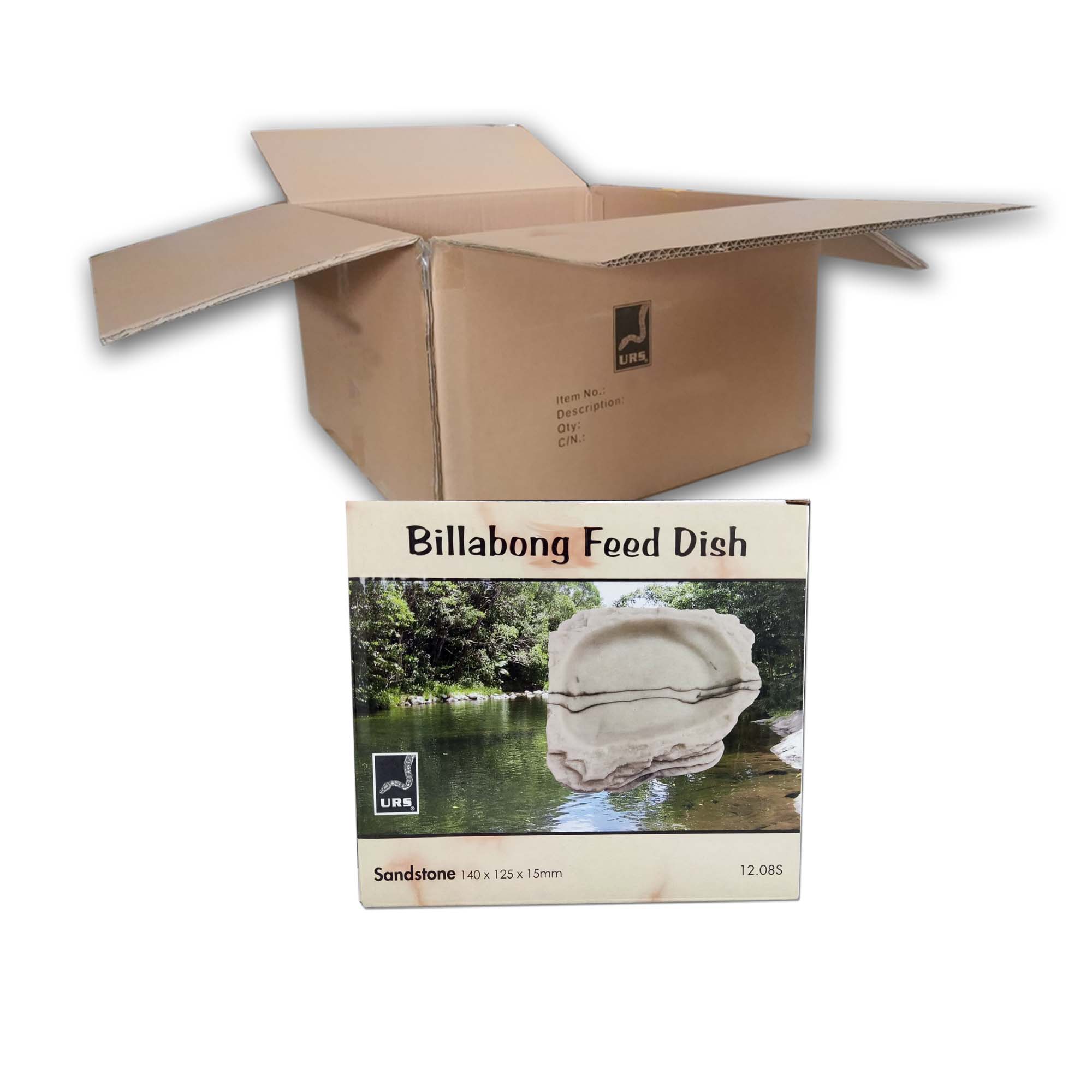 12.08S Billabong Feeding Dish - Sandstone (BOX of 20)