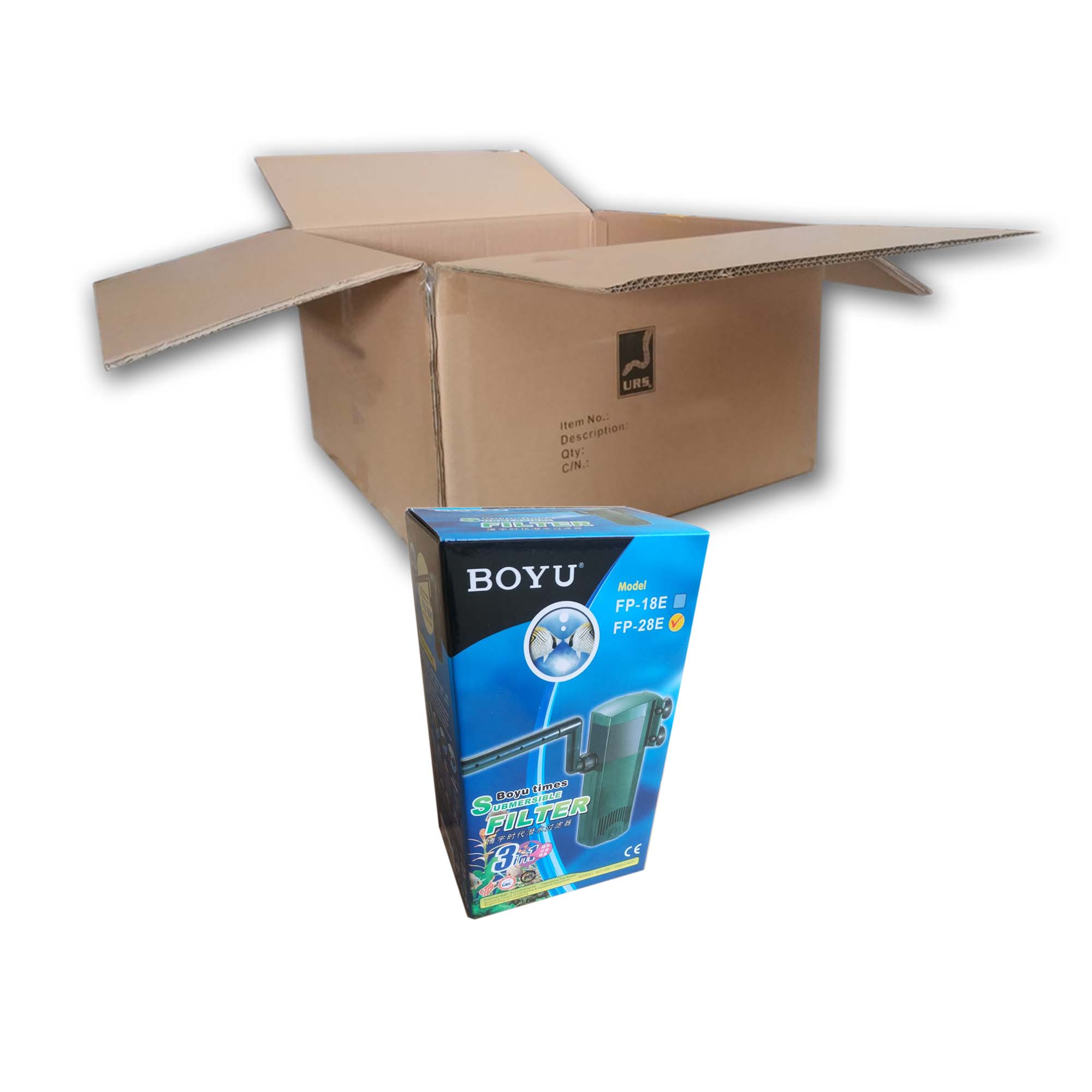 A.FP28E Boyu Submersible Filter 950L/h (BOX of 36)