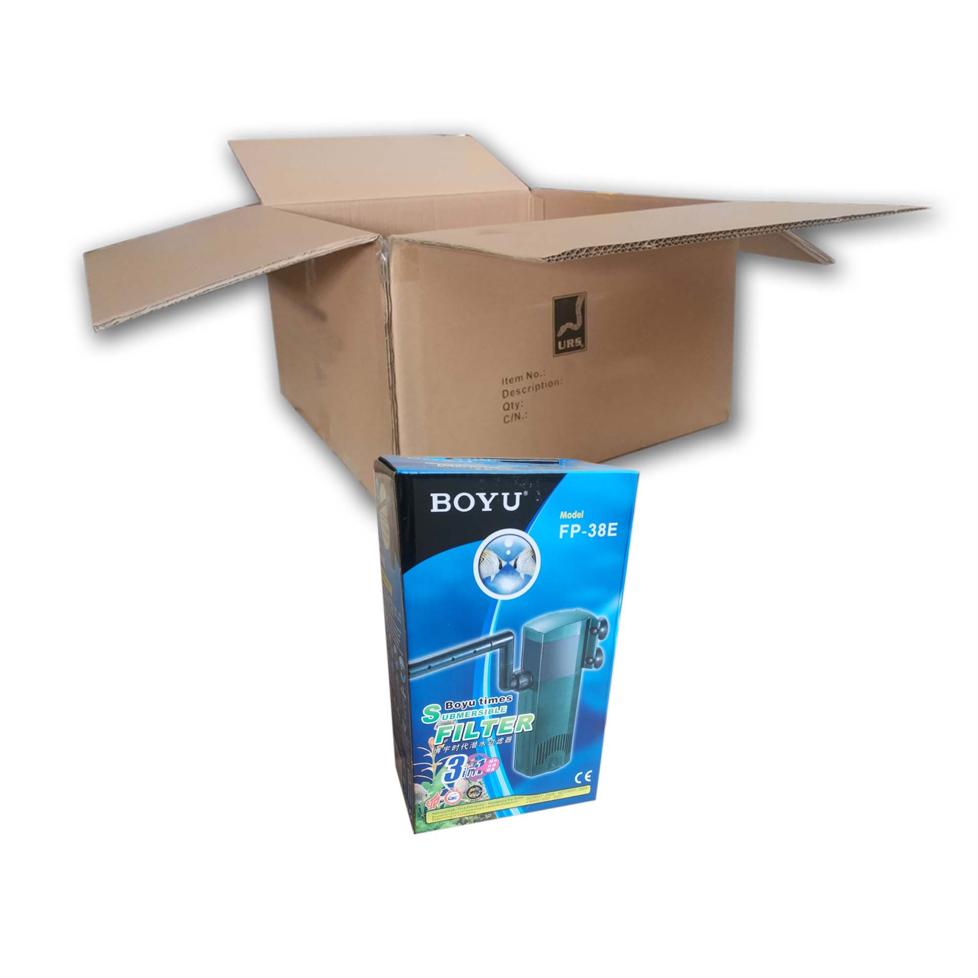 A.FP38E Boyu Submersible Filter 1350L/h (BOX of 24)