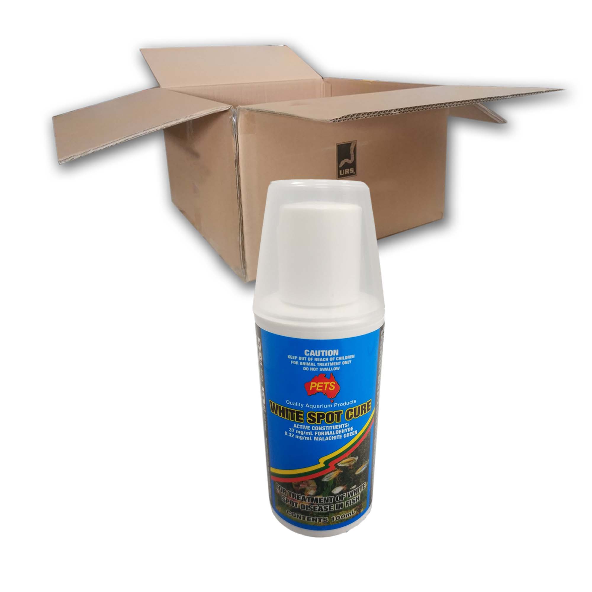 APS200602 PETS Aquarium White Spot Cure 100ml (BOX 72)