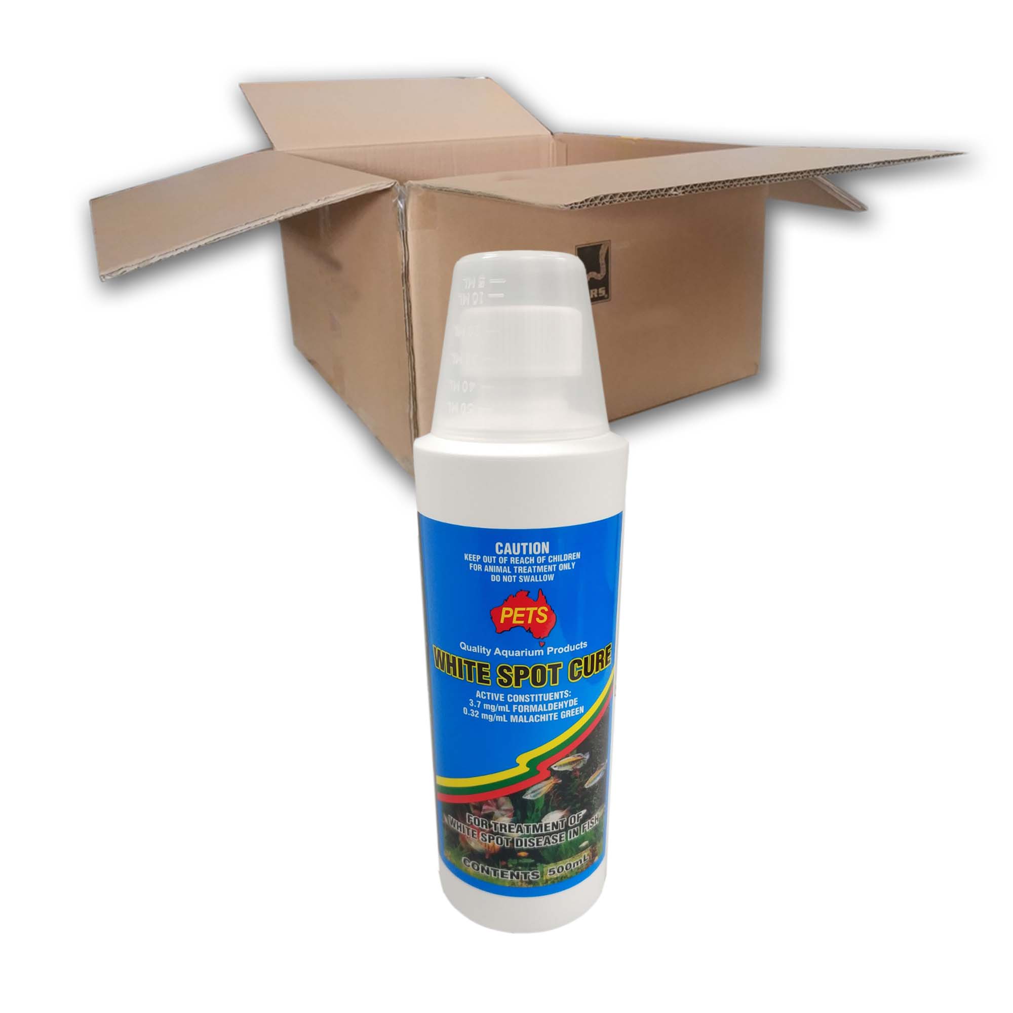 APS200610 PETS Aquarium White Spot Cure 500ml (BOX 16)