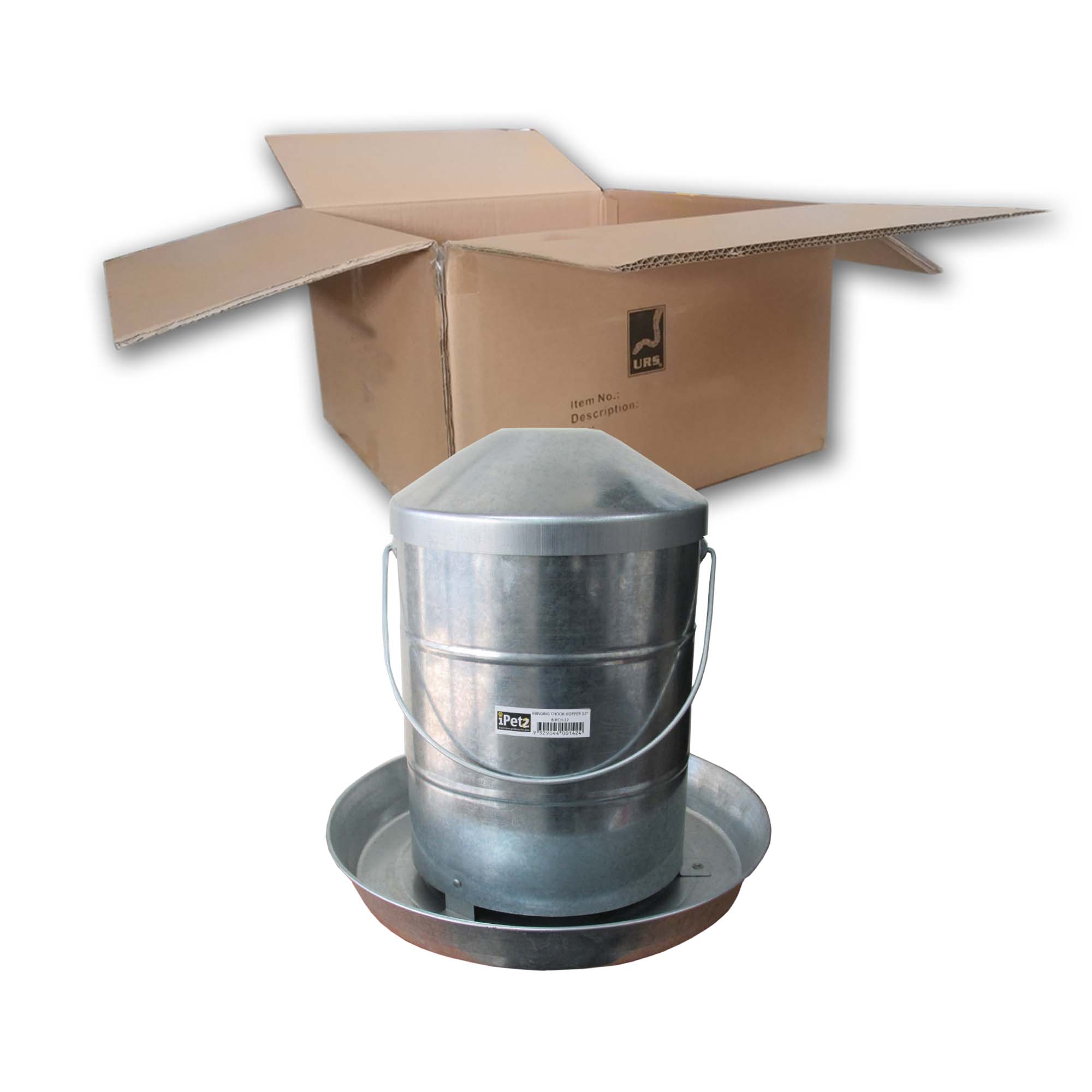 B.HCH-12 Hanging Chook Hopper 12inch (30cm) (BOX of 4)