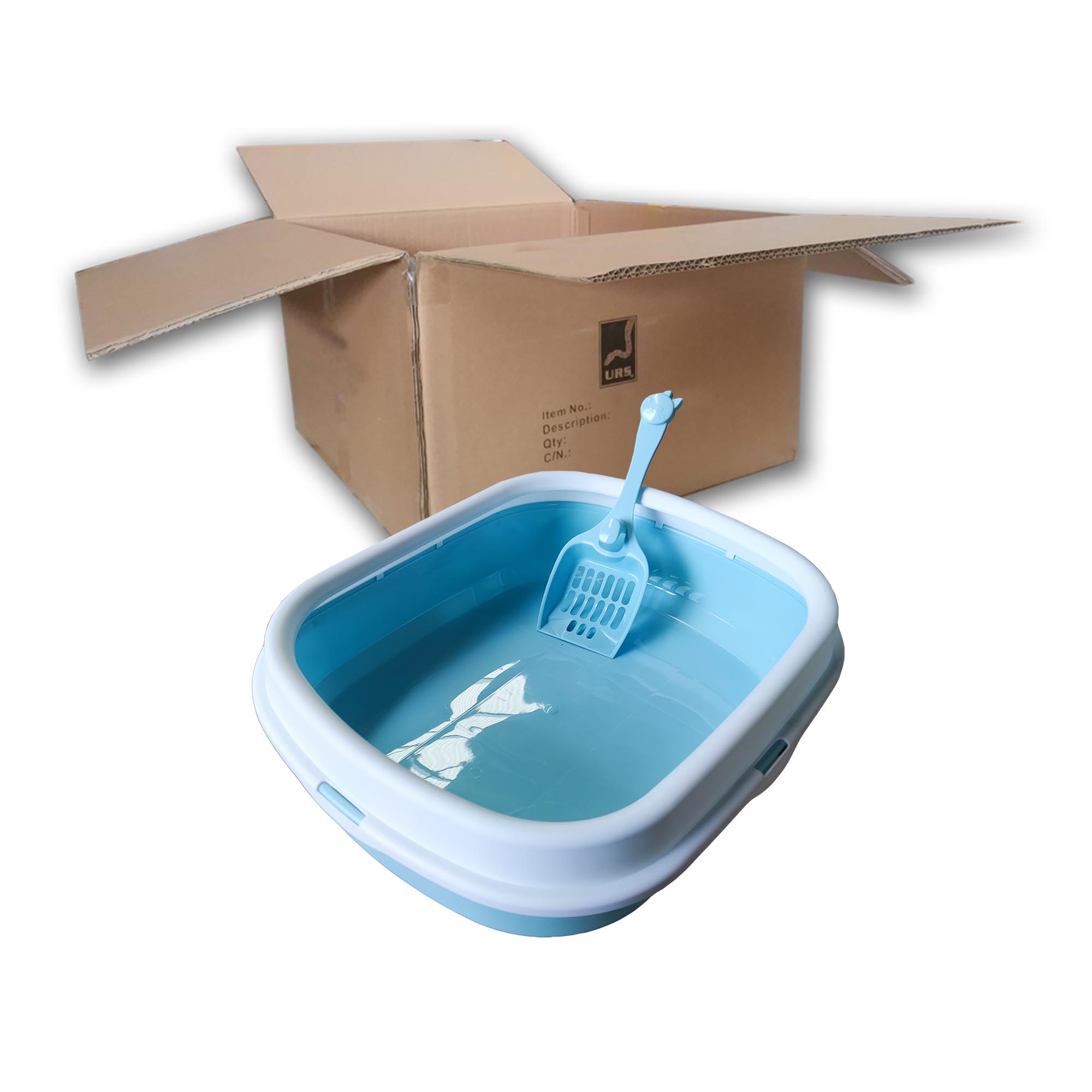 C.CLTL48 Cat Litter Tray with Lip  & Scoop (BOX of 23)