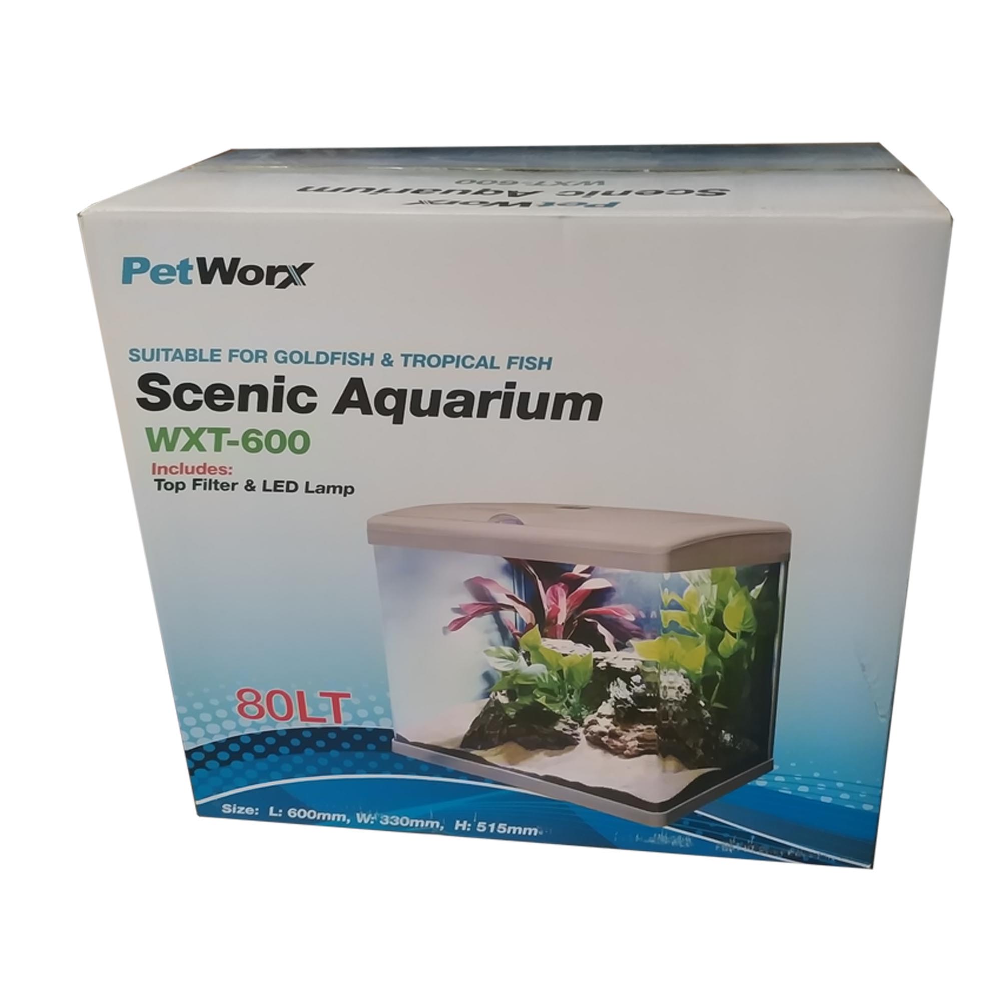 PWEE26 - Scenic 600 Aquarium 80Lt White
