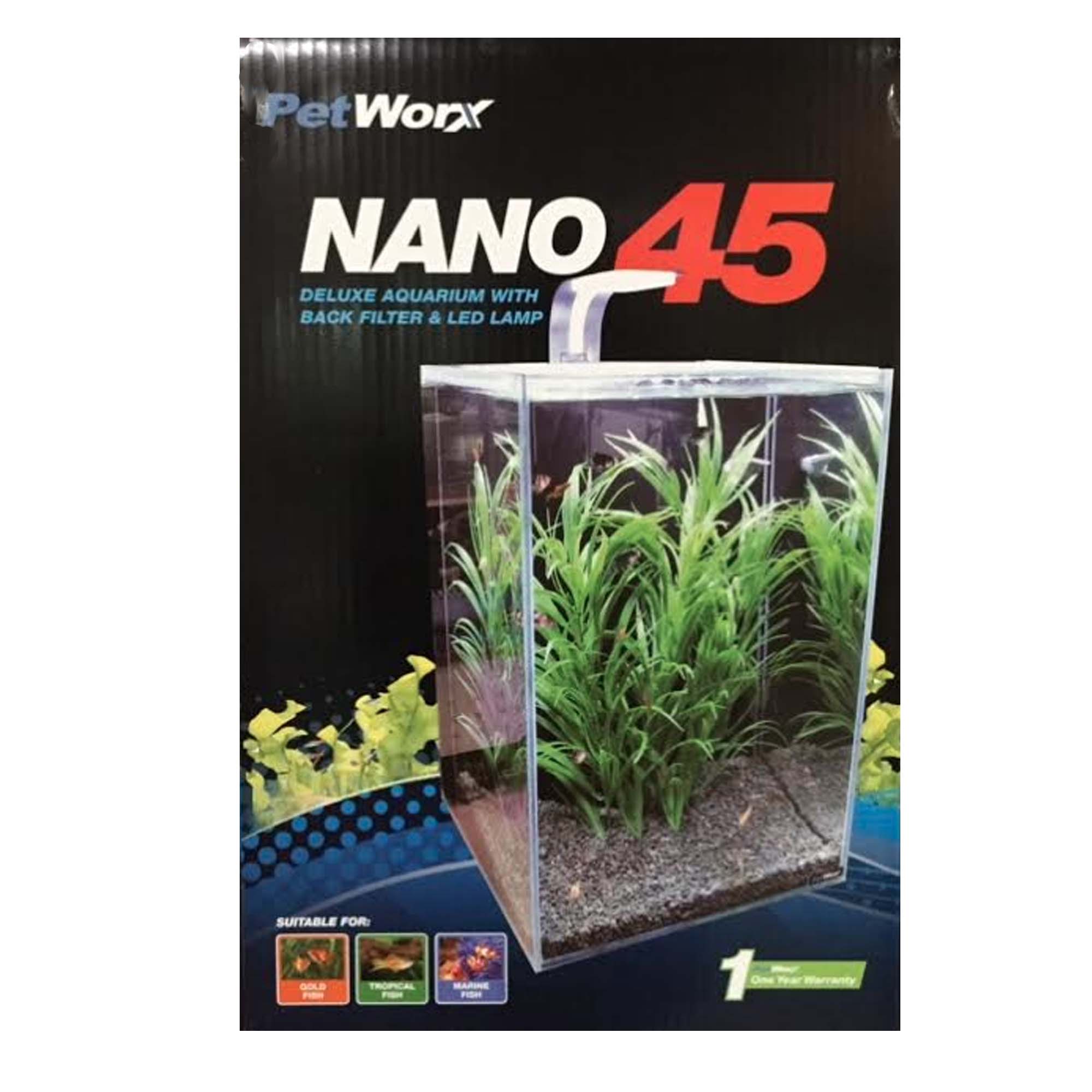 PWEG02 Pet Worx Nano 45 Aquarium 40Lt