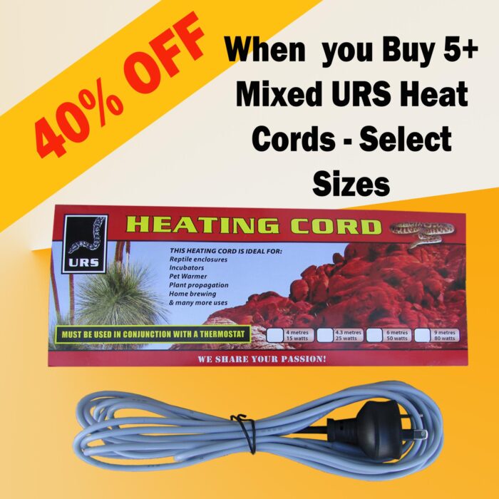 Select Heat Cord Special - Buy 5+ Mixed & Get 40% Off