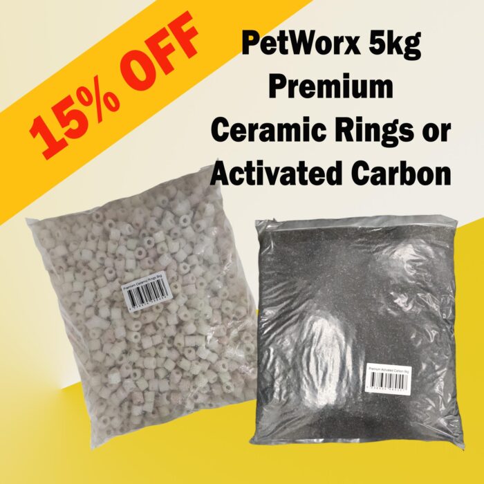 Petworx Premium 5kg Activated Carbon or Ceramic Rings - 15% OFF