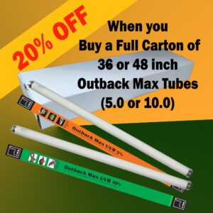 Full Box 10 36in or 48" Outback Max 5.0 or 10.0 -20% OFF