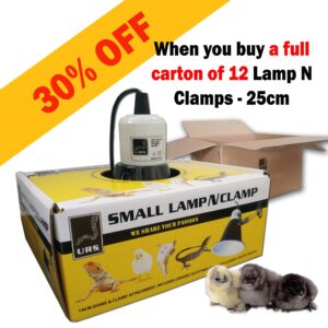 URS Lamp N Clamp 25cm Full Box - 30% Off