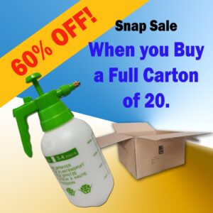 11.16 Large Pressure Spray Bottle 1.5L (Box of 20) 60% Snap SPECIAL