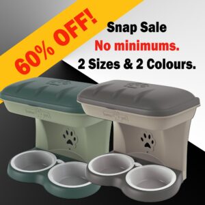 Bama Pet Food Stands - 60% Off