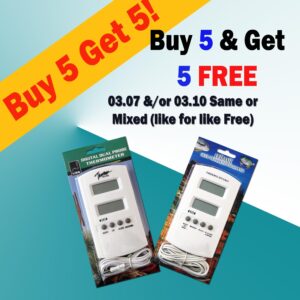 Digital Thermo or Thermo/Hygro - Buy 5+ & Get the Same FREE