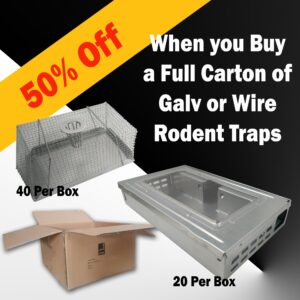 Humane Mouse Traps - Buy a full carton of either to get 50% Off