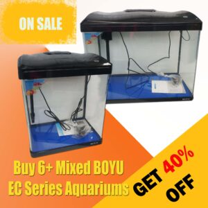 BOYU Tank Special - Buy 6+ Mixed EC Series Aquarium kits & Get 40% OFF