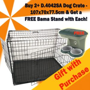 D.4042SA Dog Crate XLarge - Buy 2 Get FREE Gifts with Purchase!