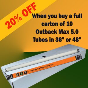 Full Box 10 36in or 48" Outback Max 5.0 -20% OFF