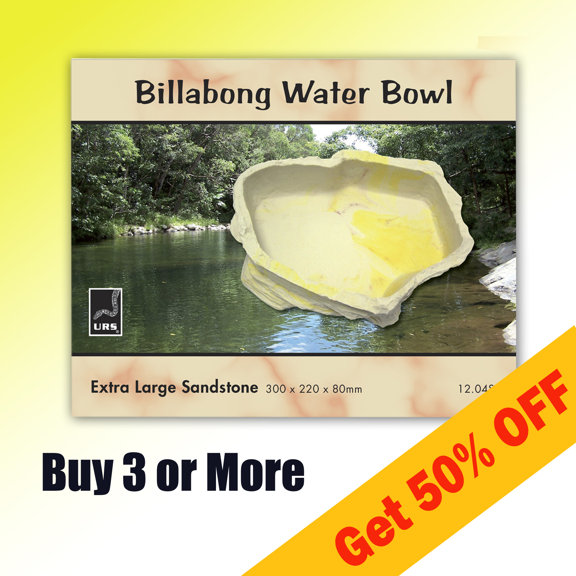 Xlg Sandstone Bowl - Buy 3+ Get 50% Off