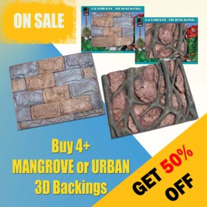 Select 3D Backings - Buy 4+ Mixed & Get 50% OFF