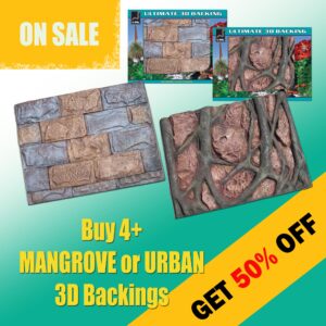 Select 3D Backings - Buy 4+ Mixed & Get 50% OFF