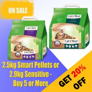 Cat's Best Smart Pellets & Sensitive Select Sizes - 20% OFF